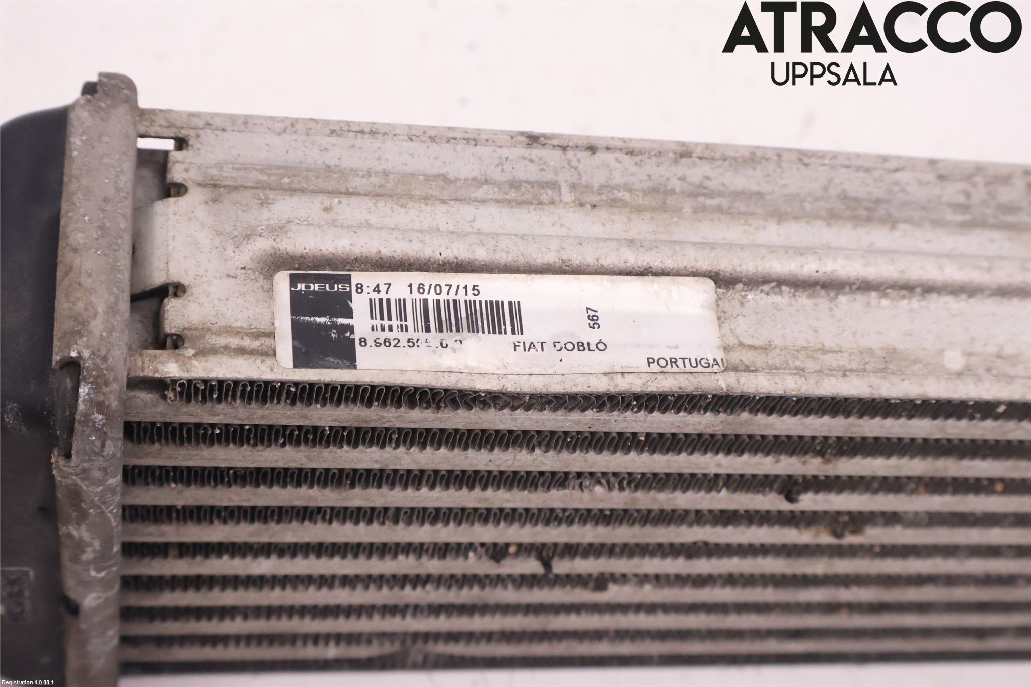 Fiat DOBLO CARGO Laddluft-Intercooler Kyl