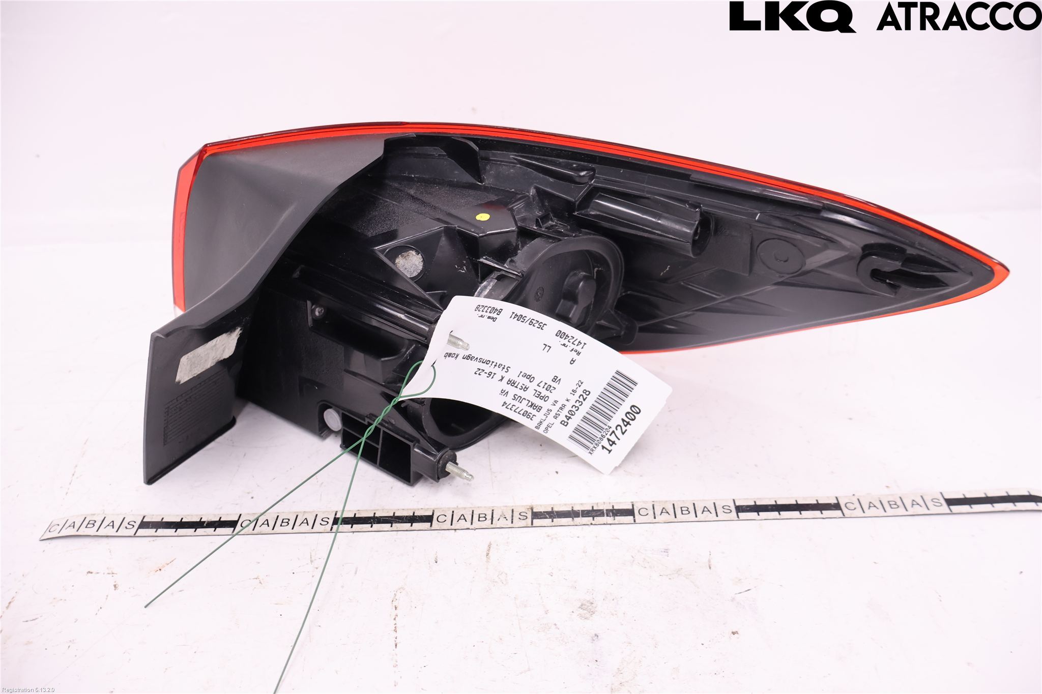 Opel ASTRA K 16-22 Bakljus Vänster