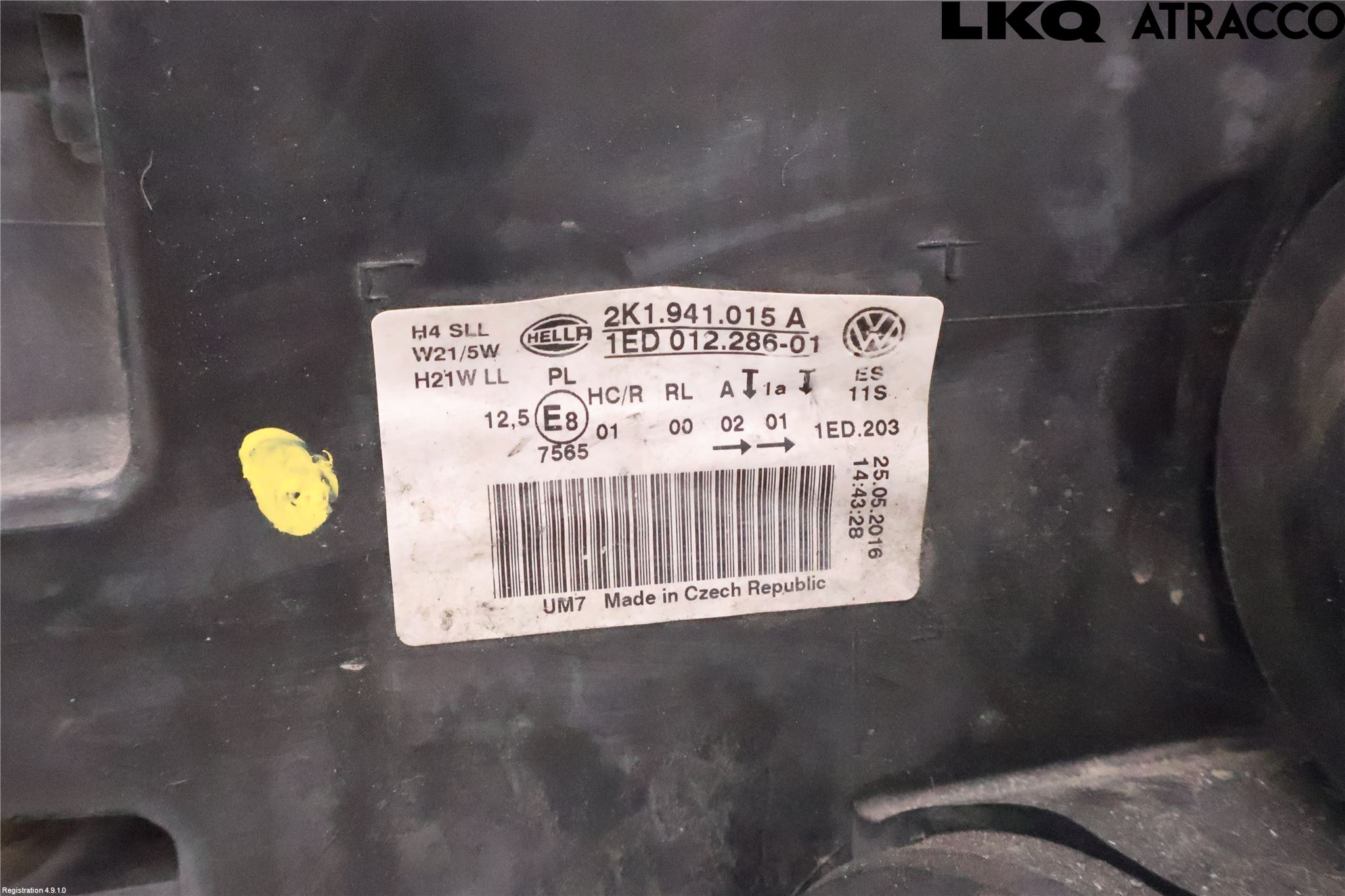 Volkswagen VW CADDY 16-20 Strålkastare Vänster
