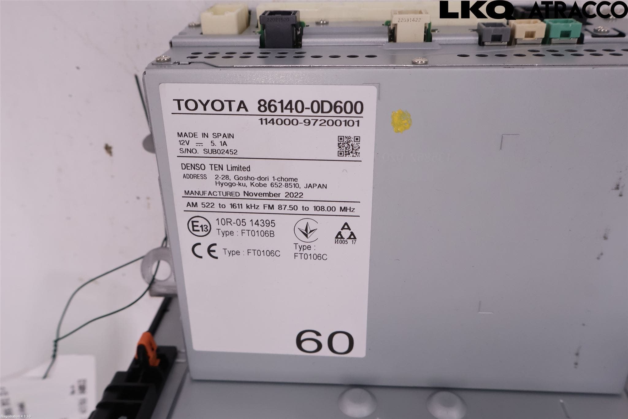 Toyota YARIS CROSS XP21 21- Cd Radio - Multimediapanel