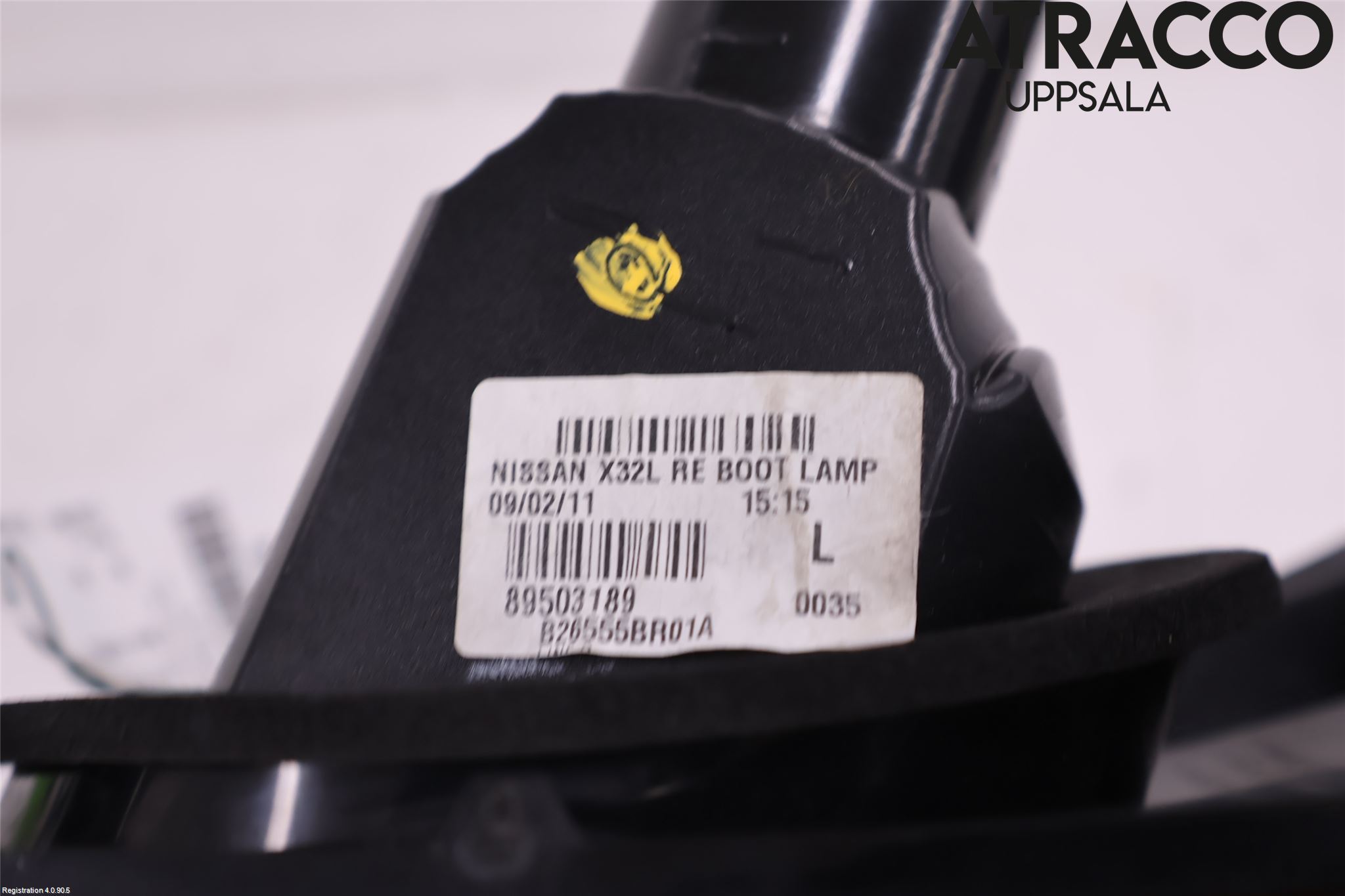 Nissan QASHQAI 10-14 Bakljus Lucka Vä
