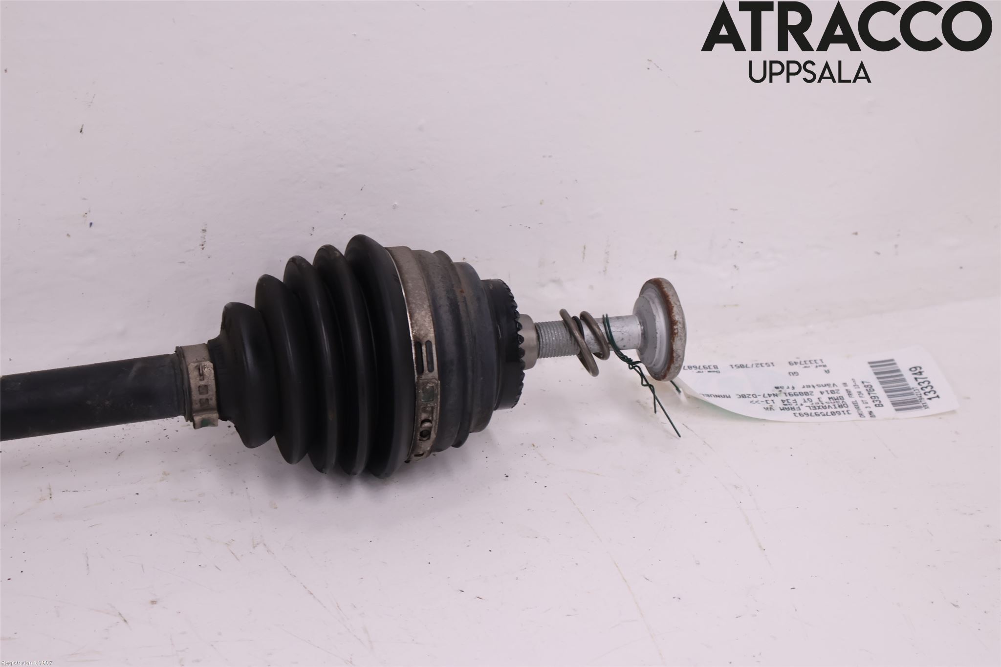 BMW 3 GT F34 13-19 Drivaxel Fram Vänster