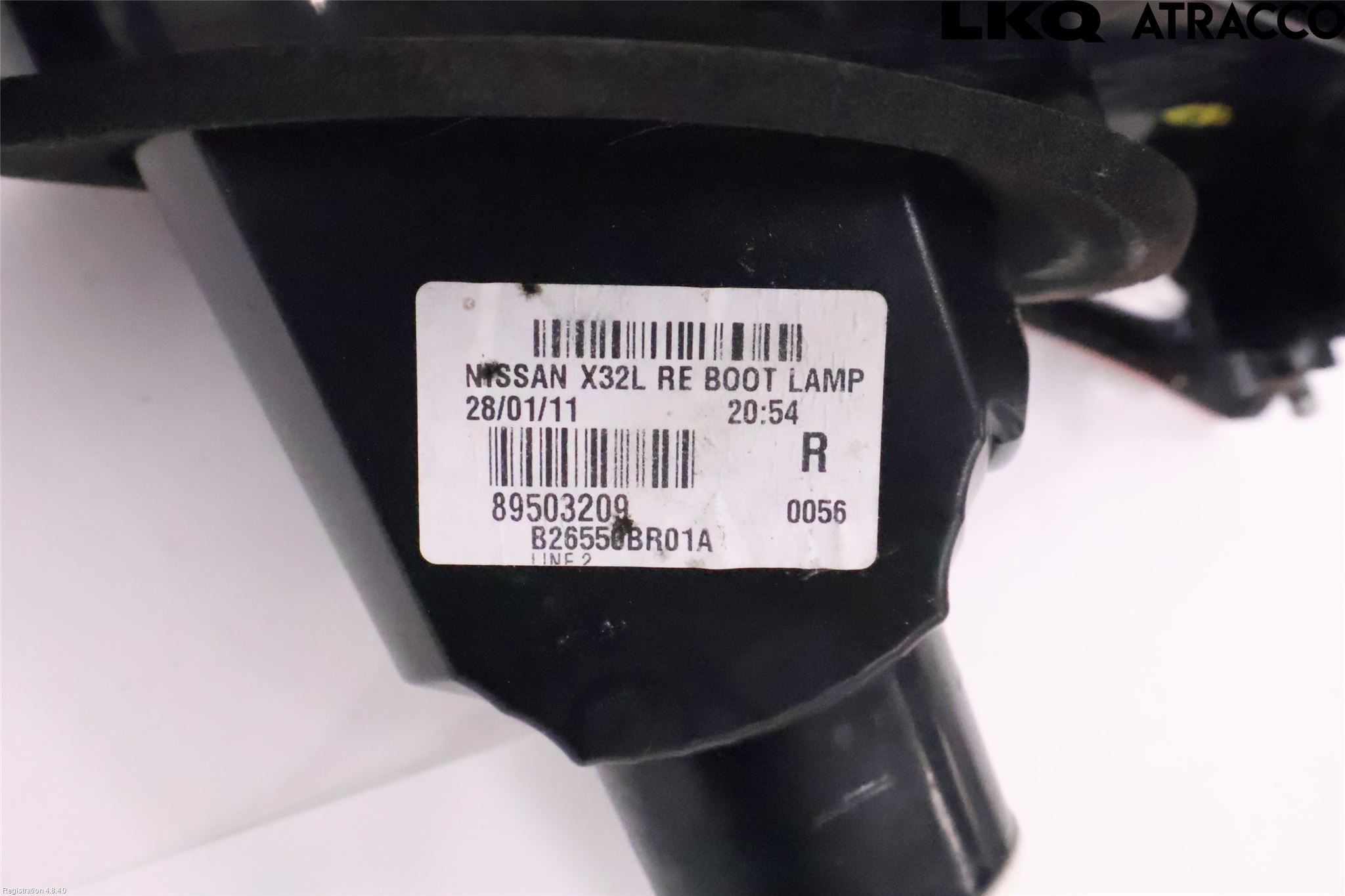 Nissan QASHQAI 10-14 Bakljus Lucka Hö