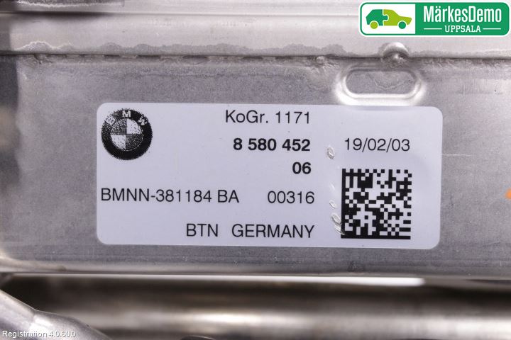 BMW 5 G30/G31/F90 17-23 Avgaskylare