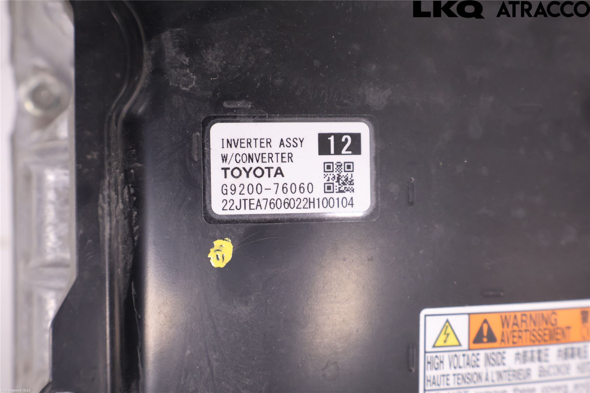 Toyota COROLLA 19- Inverter Hybrid