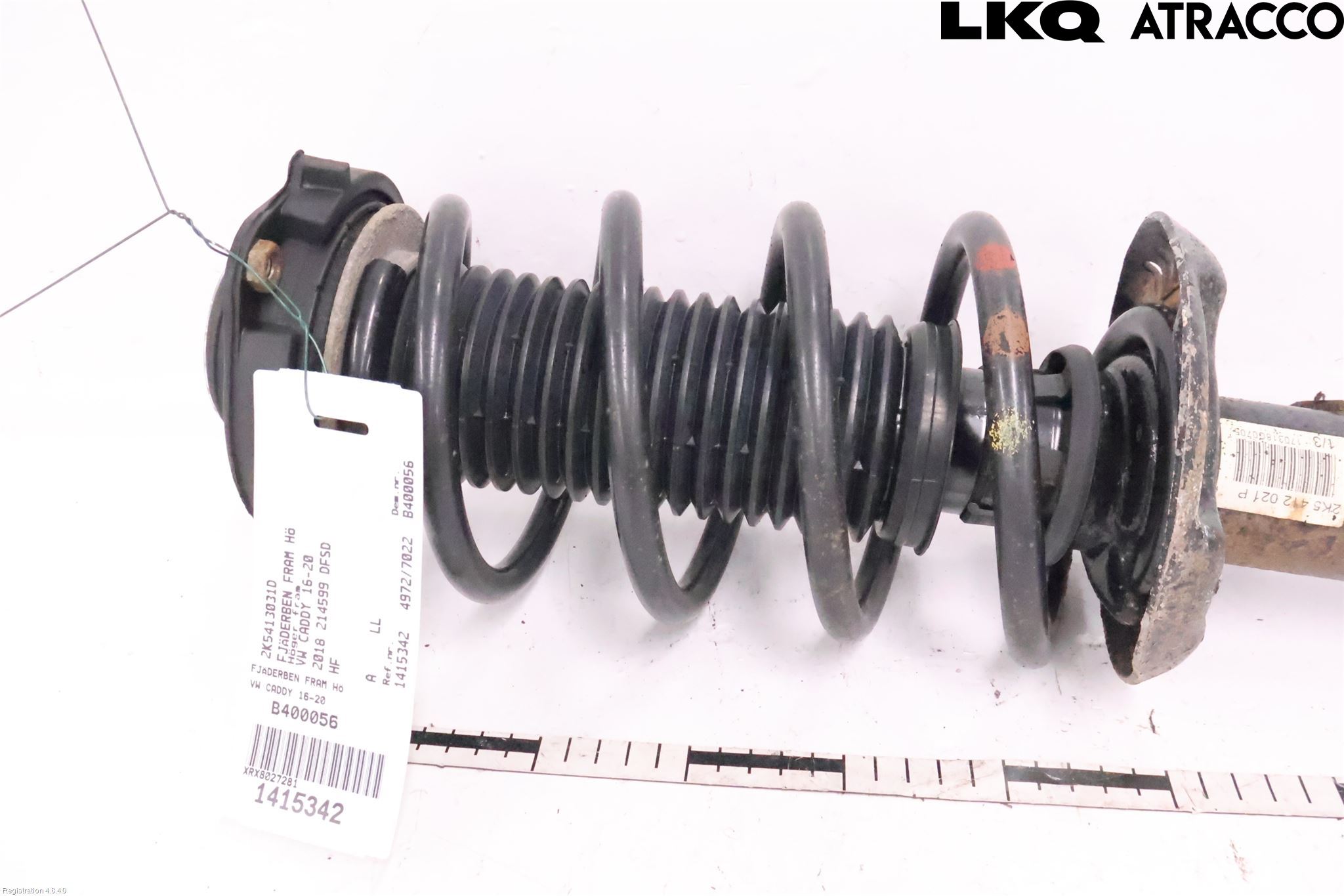 Volkswagen VW CADDY 16-20 Fjäderben Fram Höger