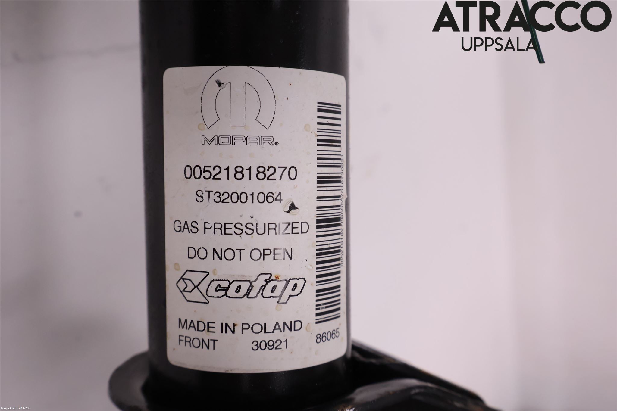 Fiat 500e 20- Fjäderben Fram Höger