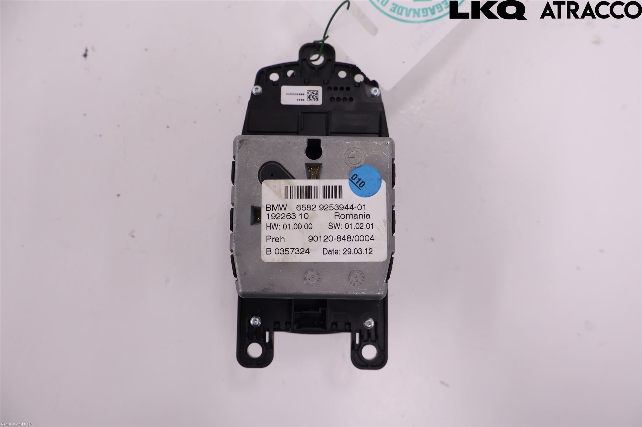 BMW 5 F10/F11/F18 09-17 Strömställare Färddator