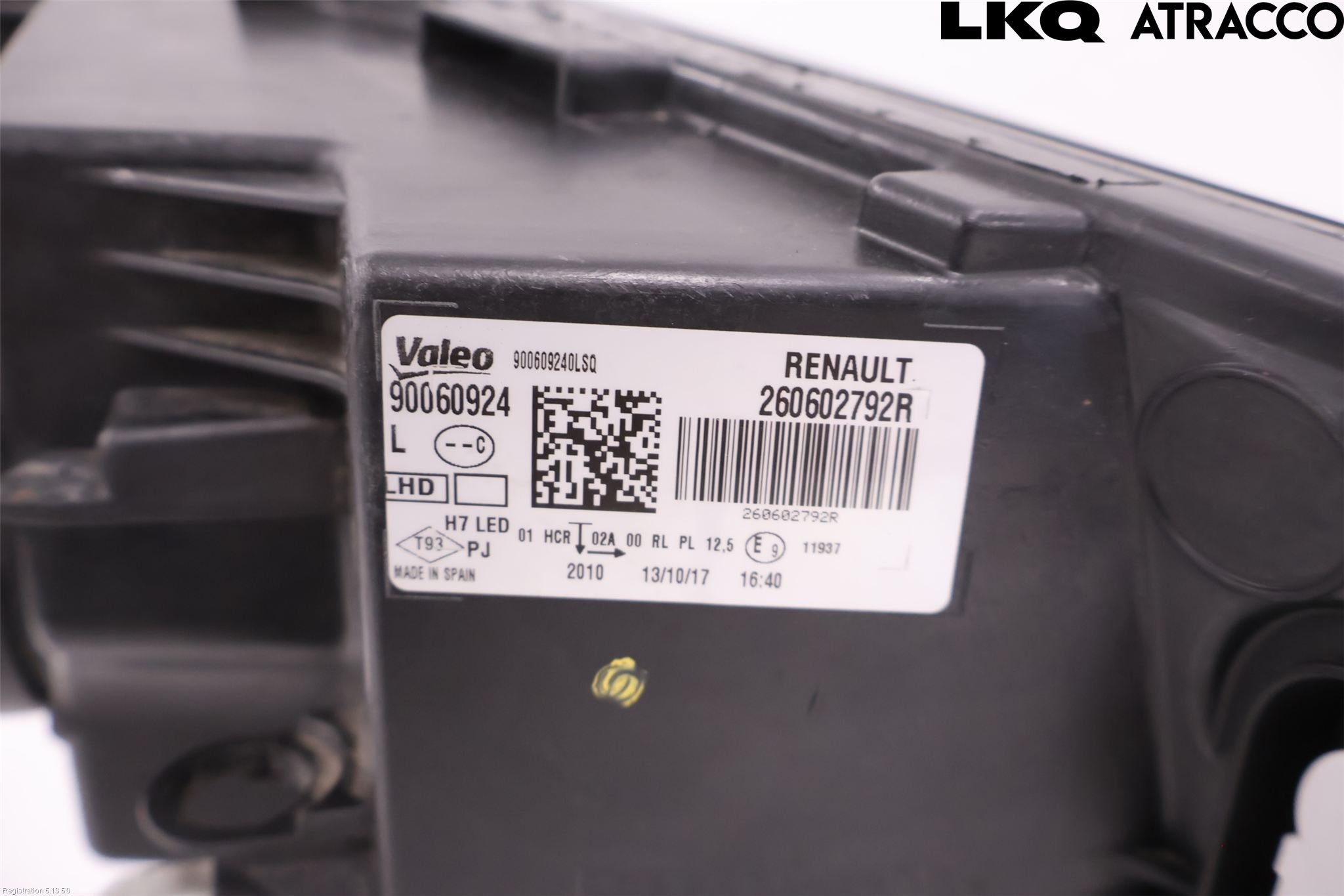 Renault MEGANE IV 16-23 Strålkastare Vänster