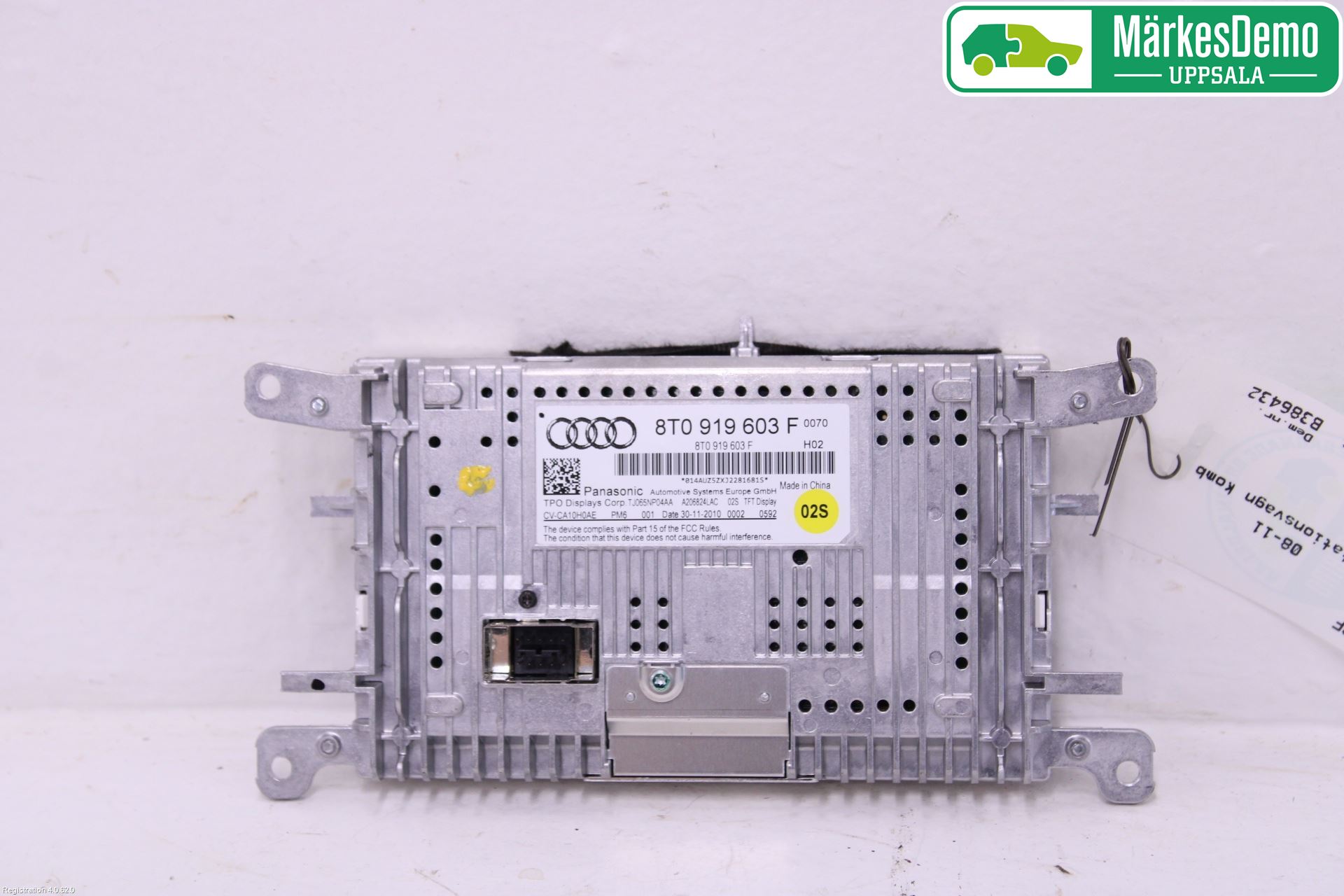 Audi A4/S4 08-11 Bildskärm