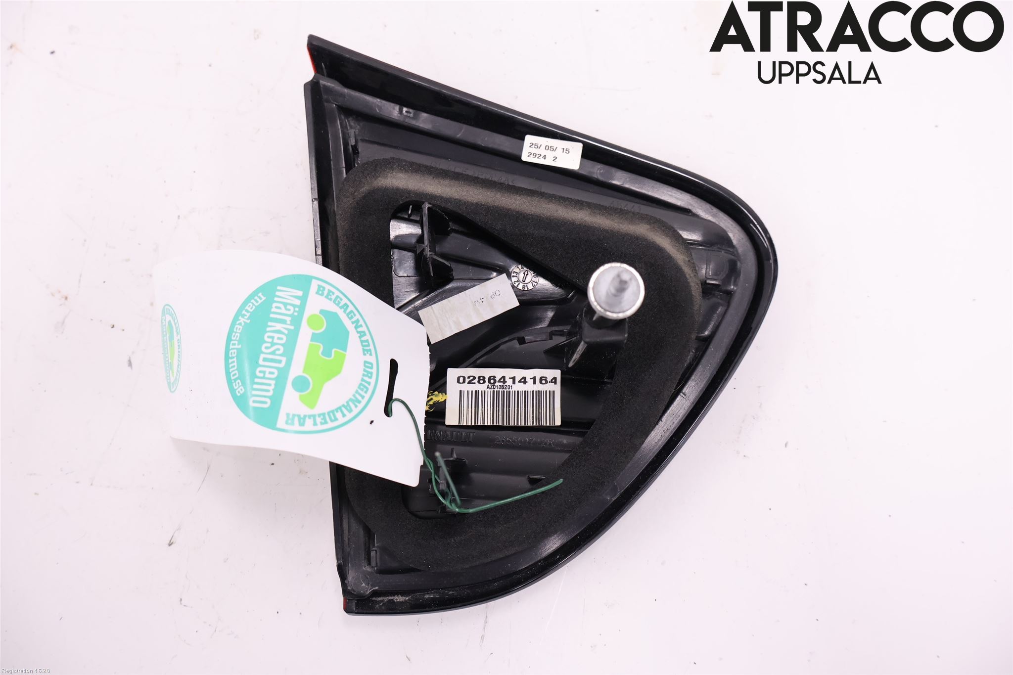 Renault CAPTUR 13-19 Bakljus Lucka Hö