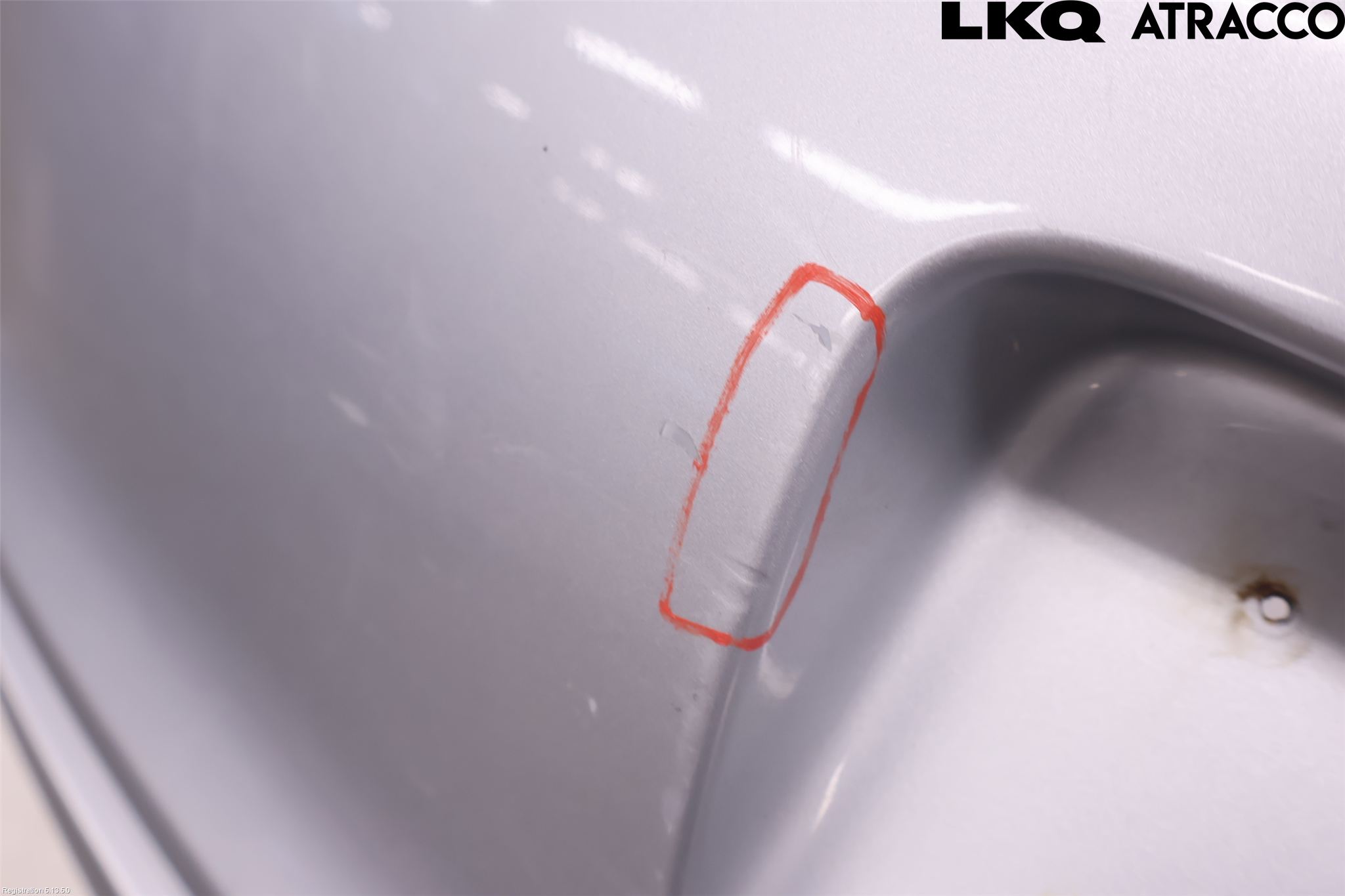 Volkswagen VW POLO 10-17 Stötfångarbeklädnad Bak