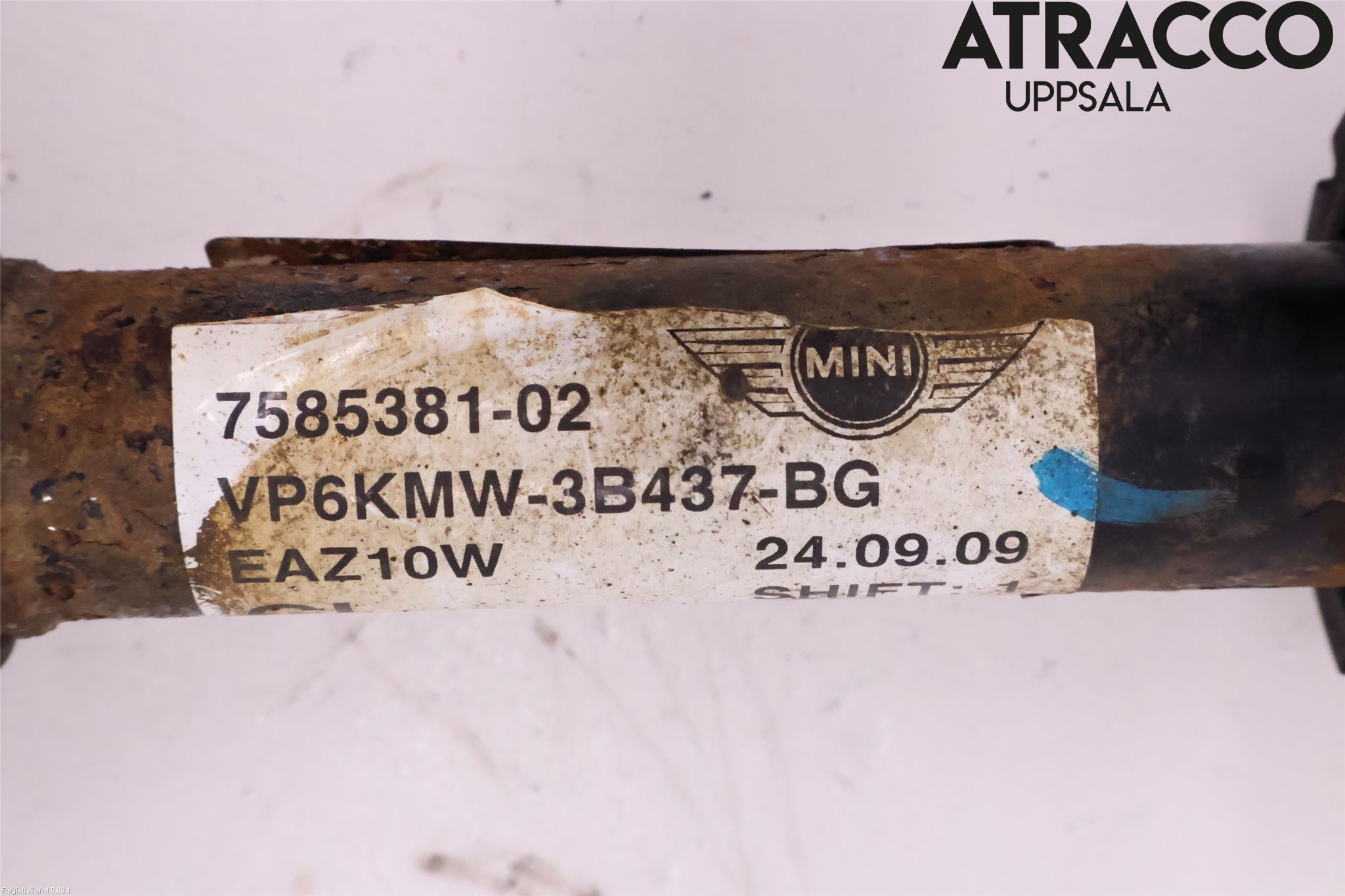 Mini COUPE R56 05-14 Drivaxel Fram Vänster