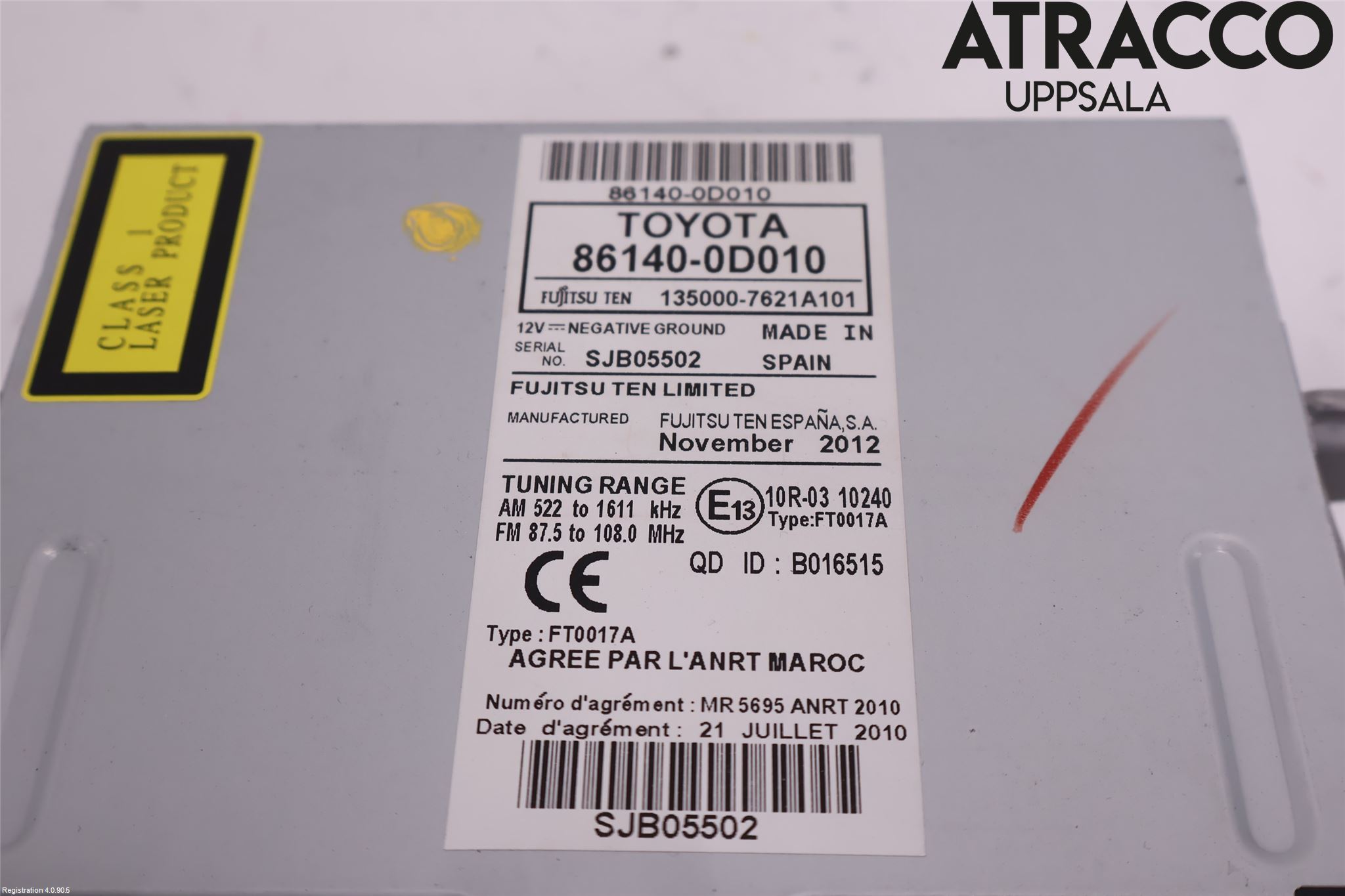 Toyota YARIS XP130 12-14 Gps Navigator