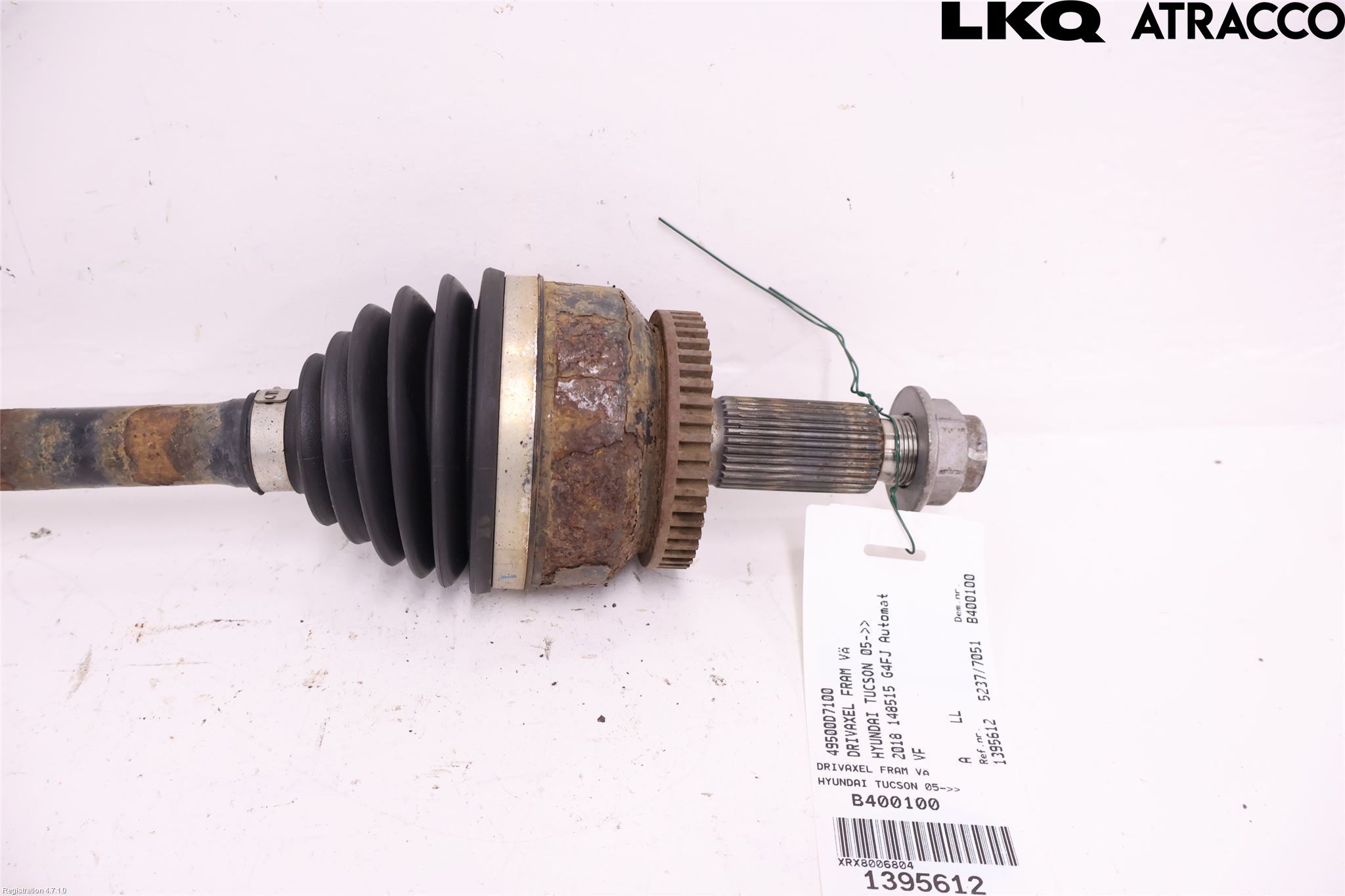 Hyundai TUCSON 05- Drivaxel Fram Vänster