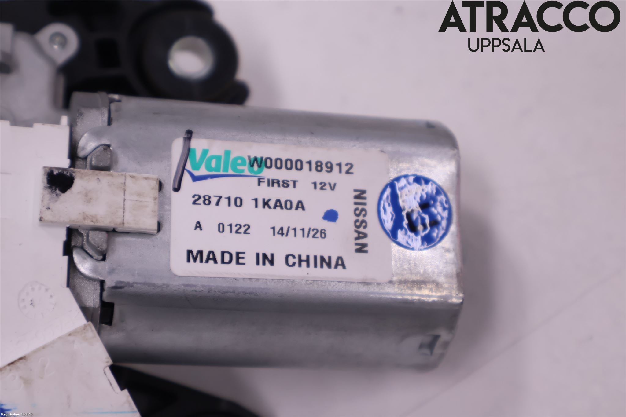 Nissan PULSAR Torkarmotor Baklucka