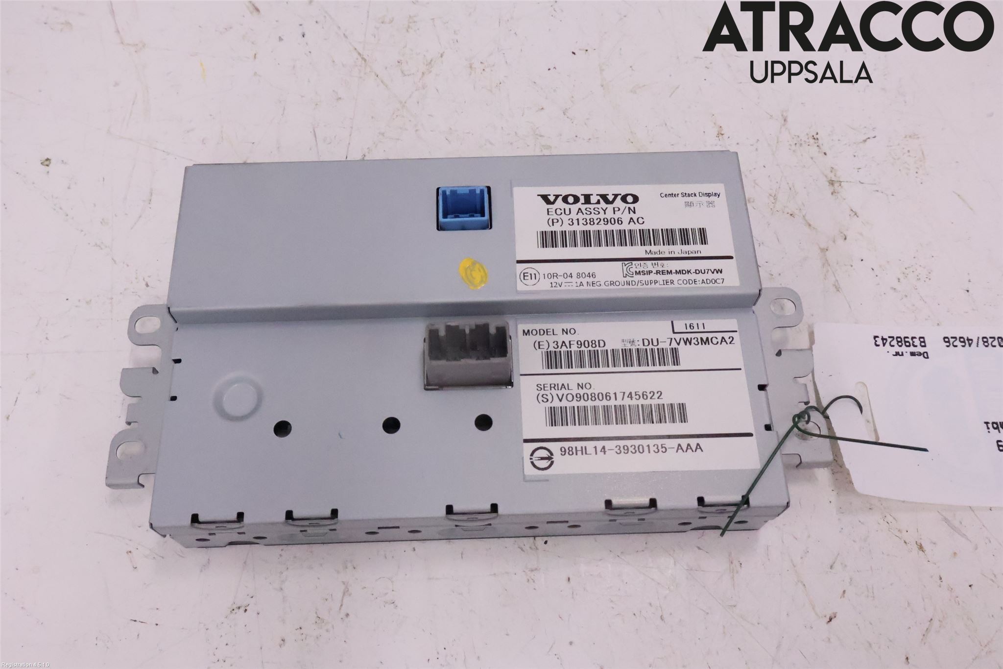 Volvo V40 12-19 Bildskärm