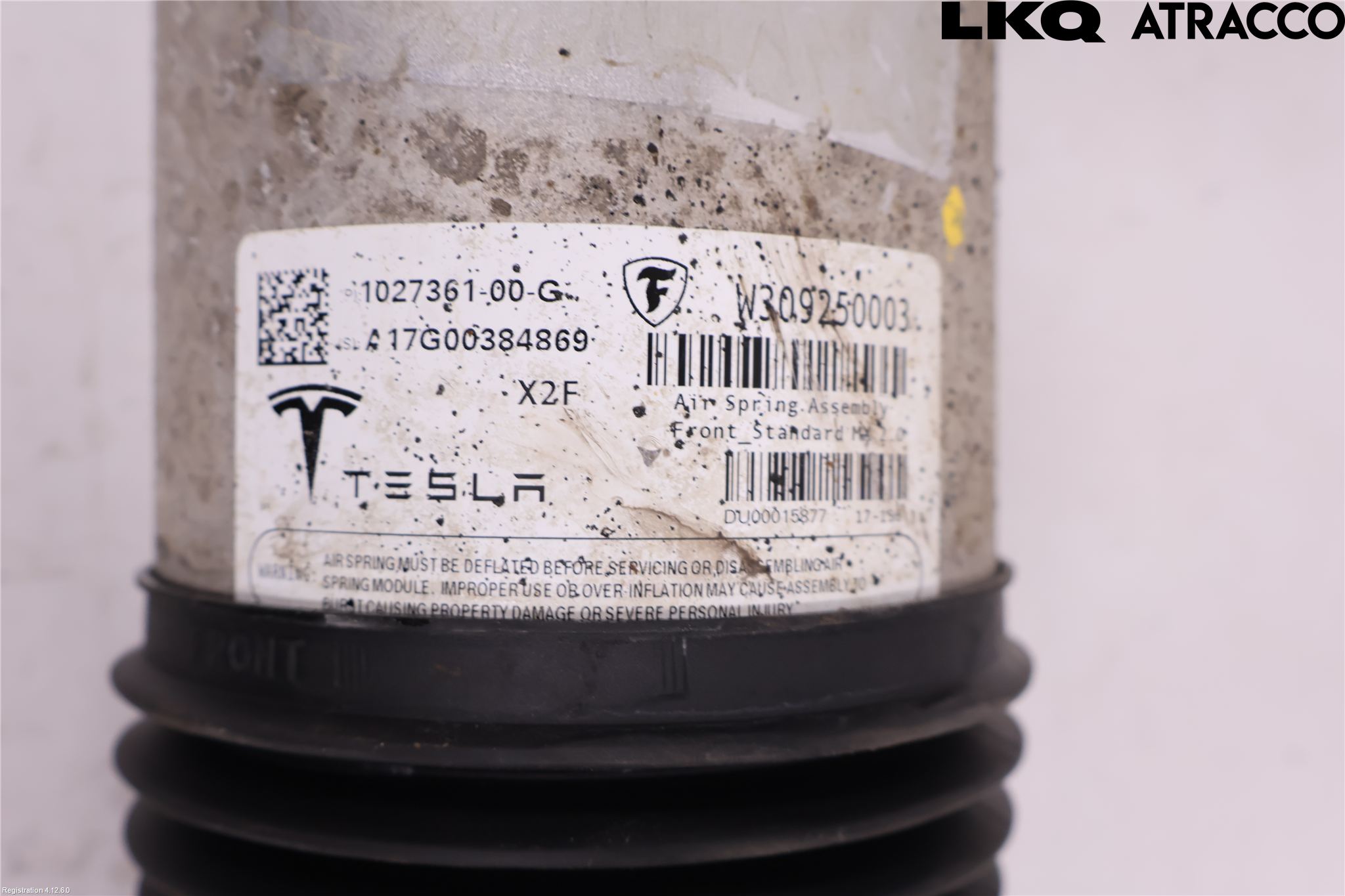 Tesla MODEL X 16- Fjäderben Fram Vänster