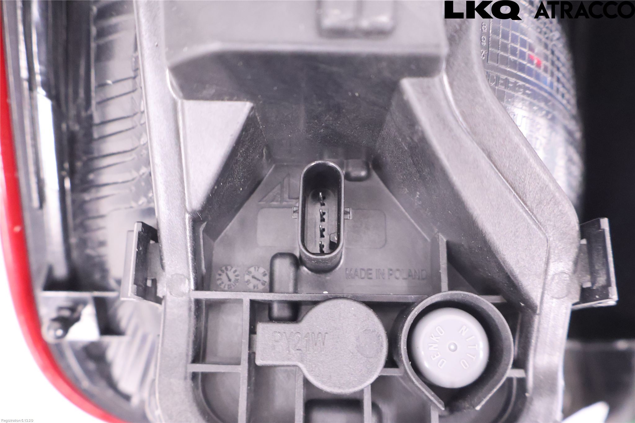 Fiat 500 07- Bakljus Höger