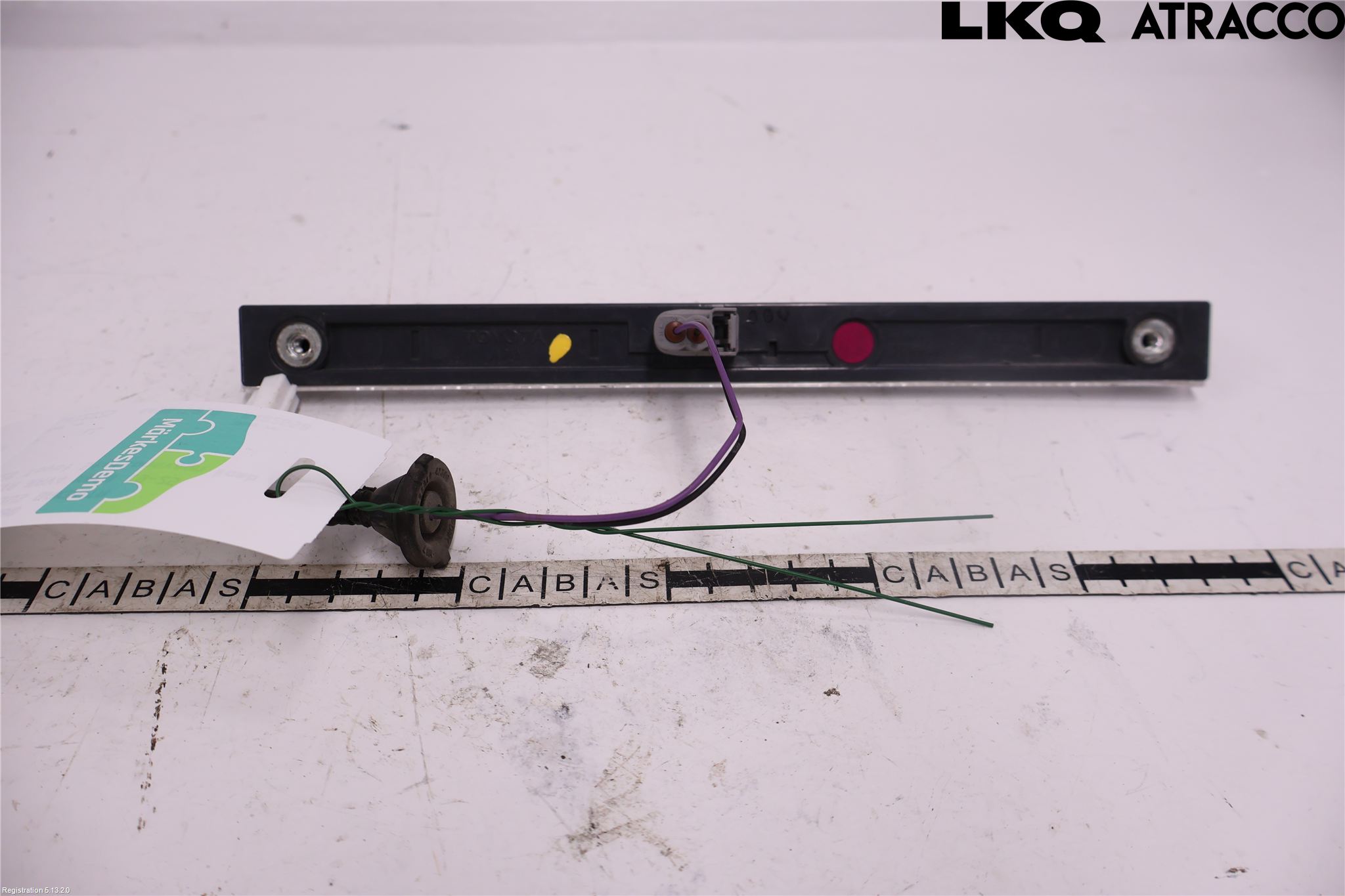 Toyota RAV4 19- Bromsljus Bakruta