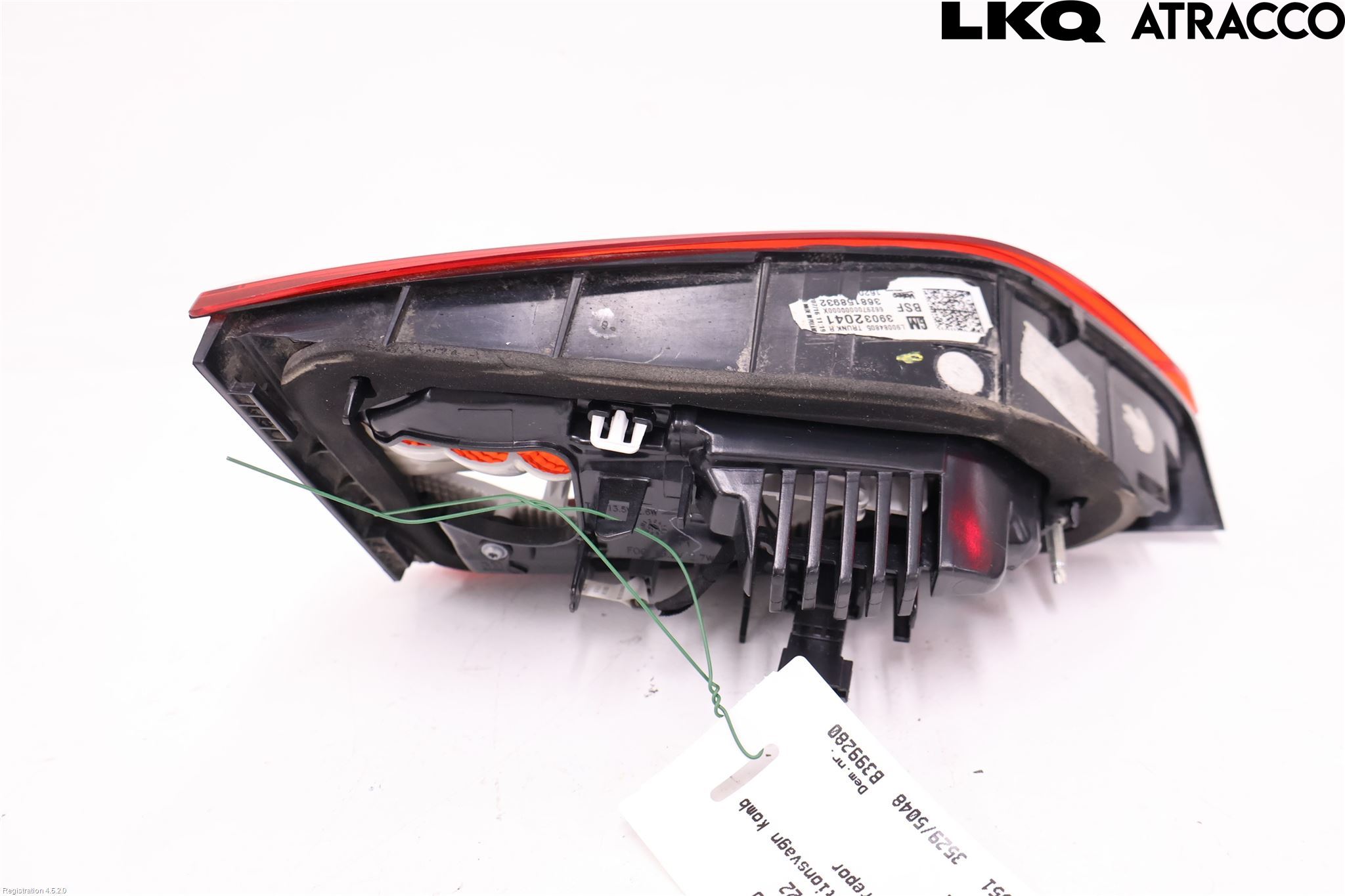 Opel ASTRA K 16-22 Bakljus Lucka Hö