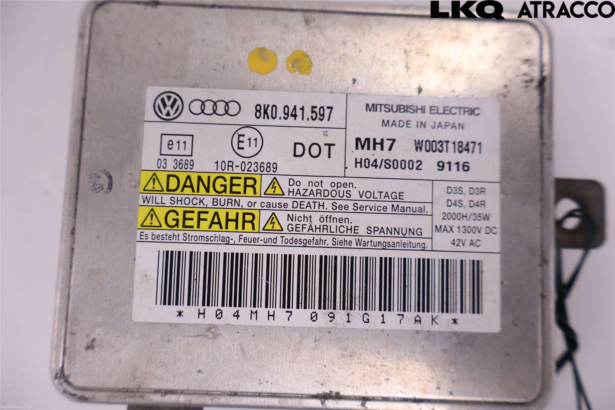 Audi A3/S3 05-13 Styrenhet Strålkastare