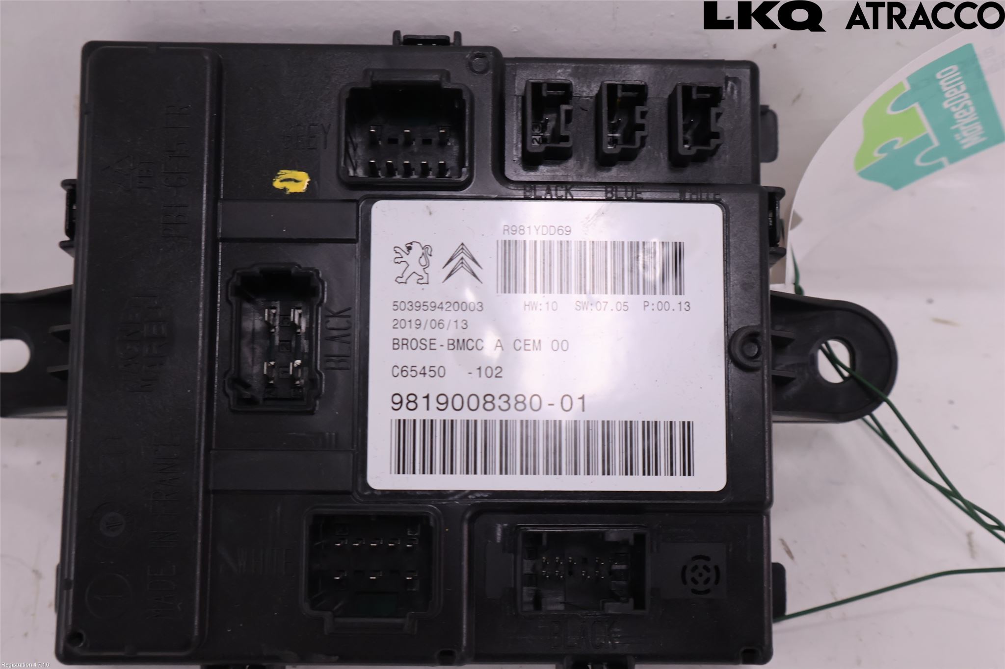 Peugeot 5008 17-24 Styrenhet Baklucka