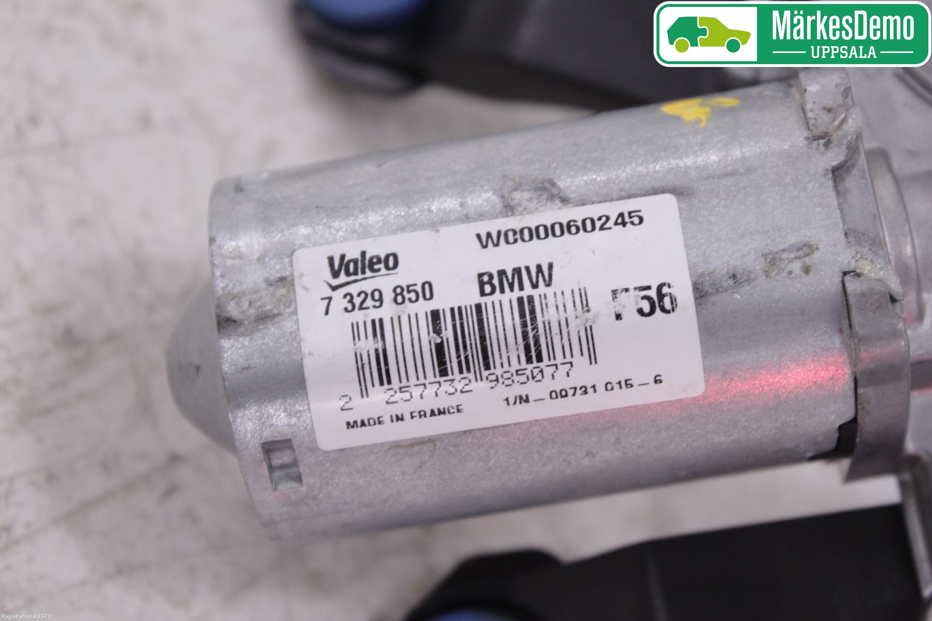 Mini ONE/COOPER 3DR F56 14-24 Torkarmotor Baklucka