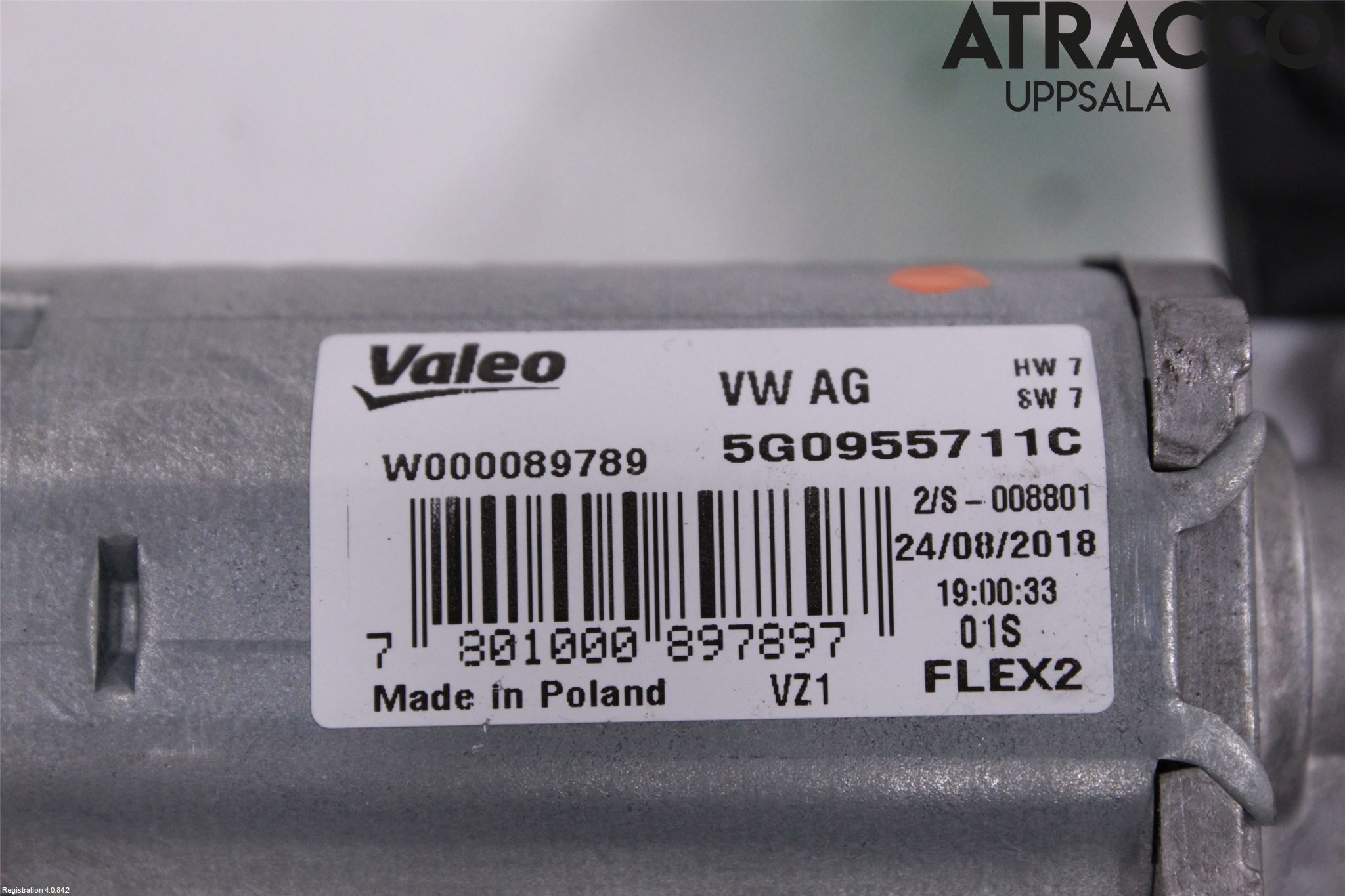 Volkswagen VW GOLF / E-GOLF VII 13-20 Torkarmotor Baklucka