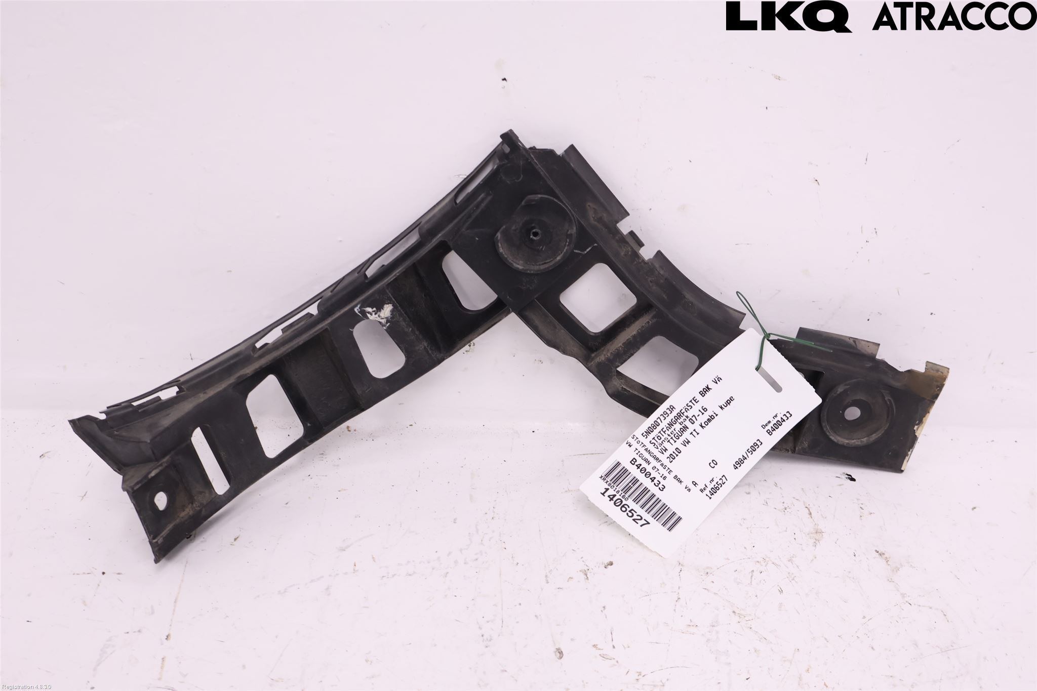 Volkswagen VW TIGUAN 07-16 Stötfångarfäste Bak Vä