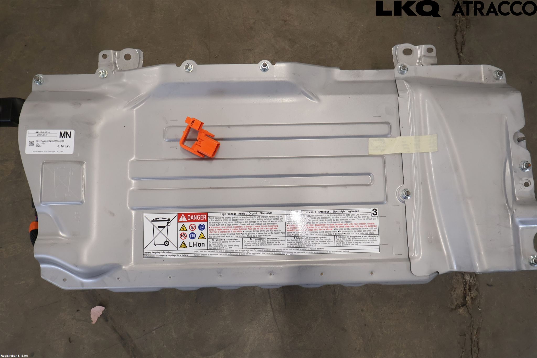 Toyota YARIS XP21 20- Batteri Högspänning
