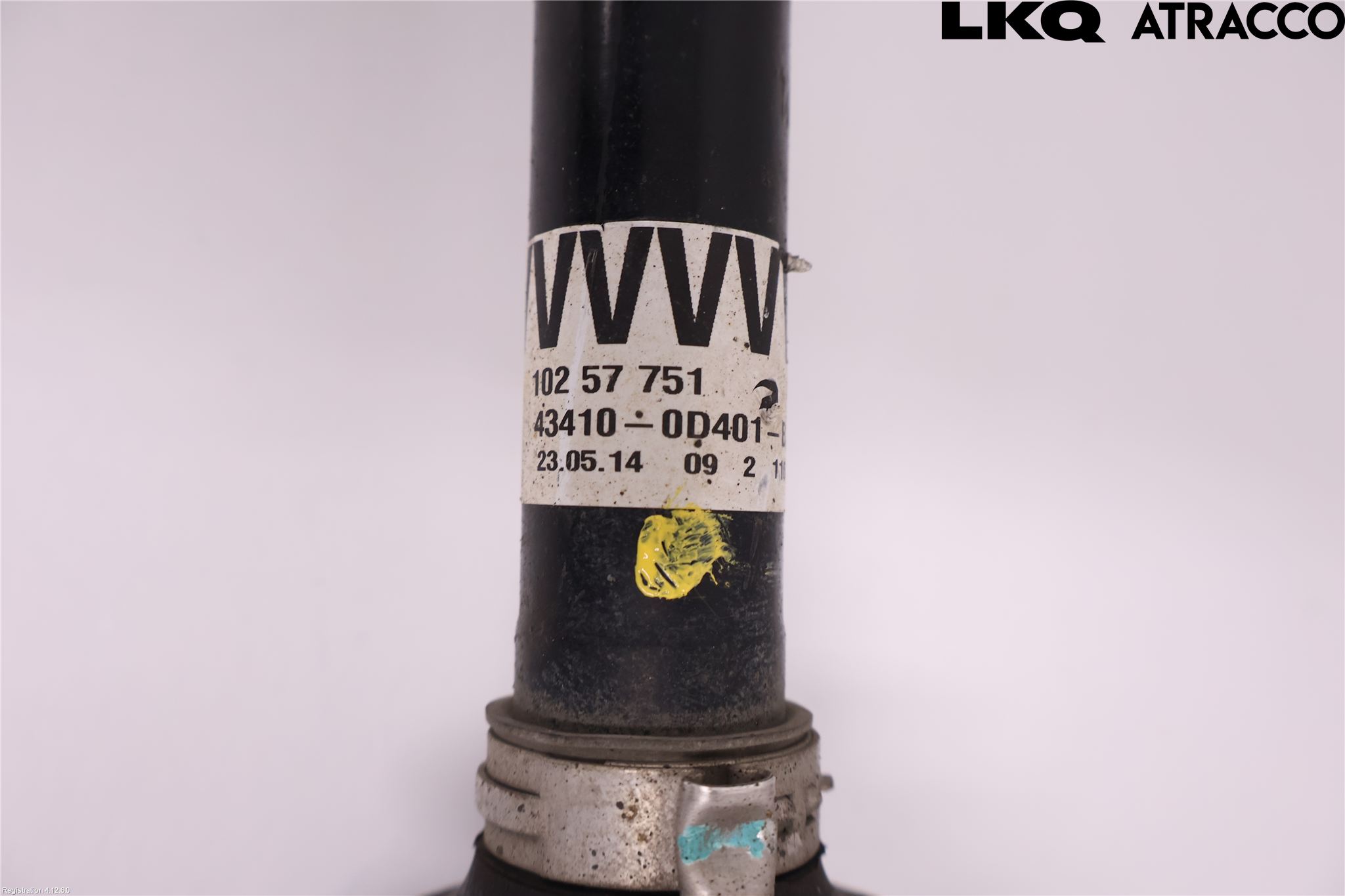 Toyota YARIS XP130 12-14 Drivaxel Fram Höger