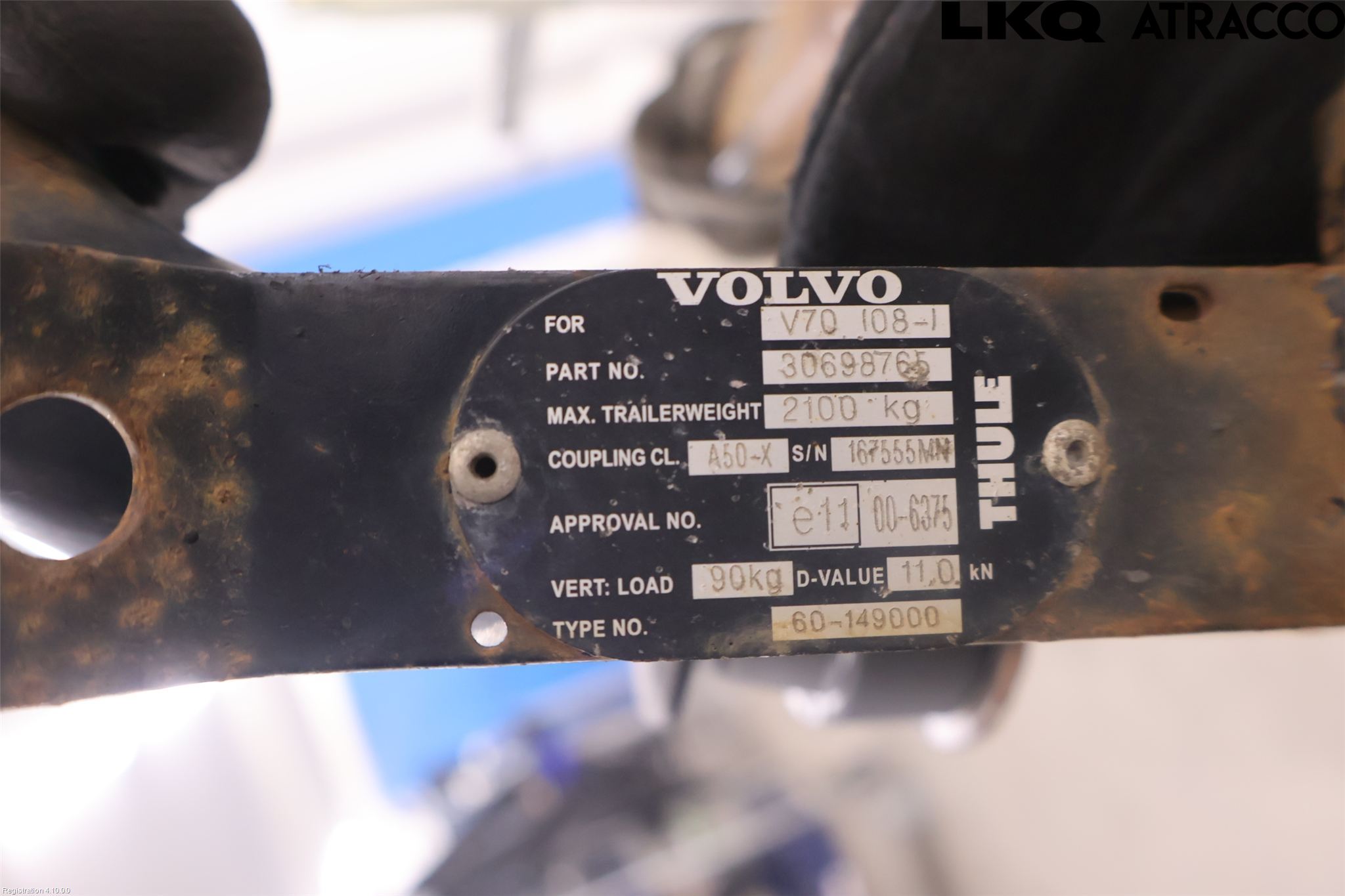 Volvo V70 08-13 Dragkrok