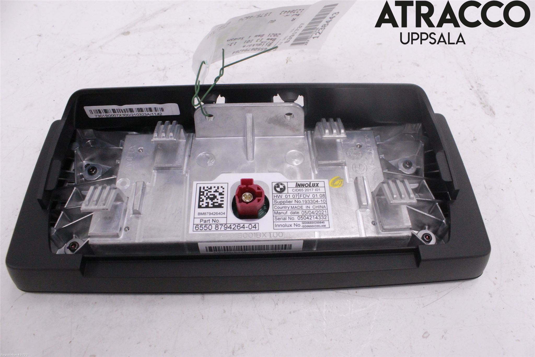 BMW i3 I01 13-22 Bildskärm