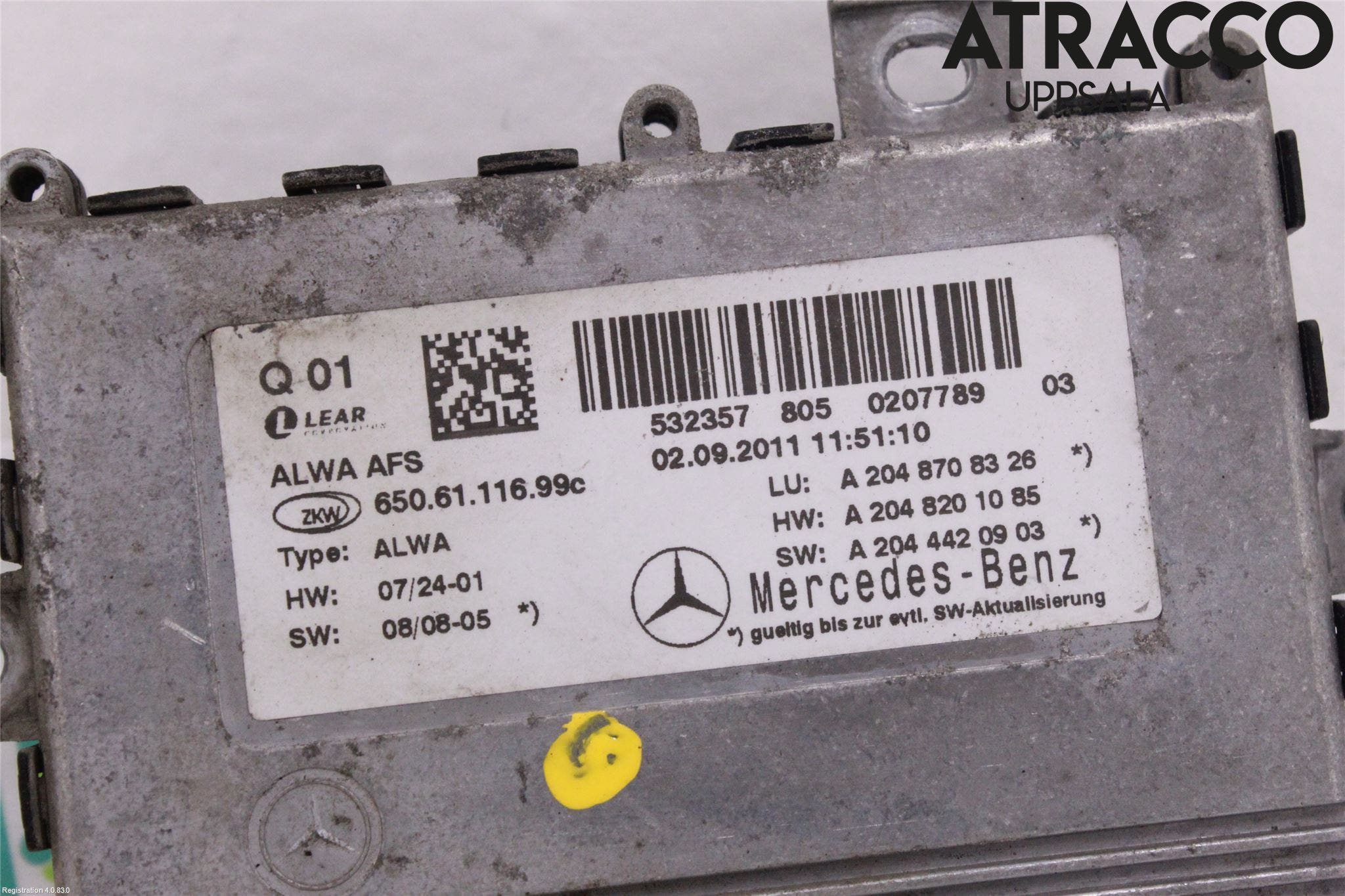 Mercedes-Benz MB GLK-KLASS (X204) 08-16 Styrenhet Strålkastare