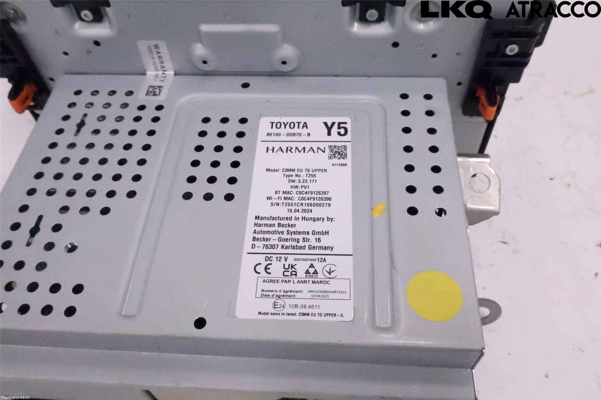 Toyota YARIS CROSS XP21 21- Cd Radio - Multimediapanel