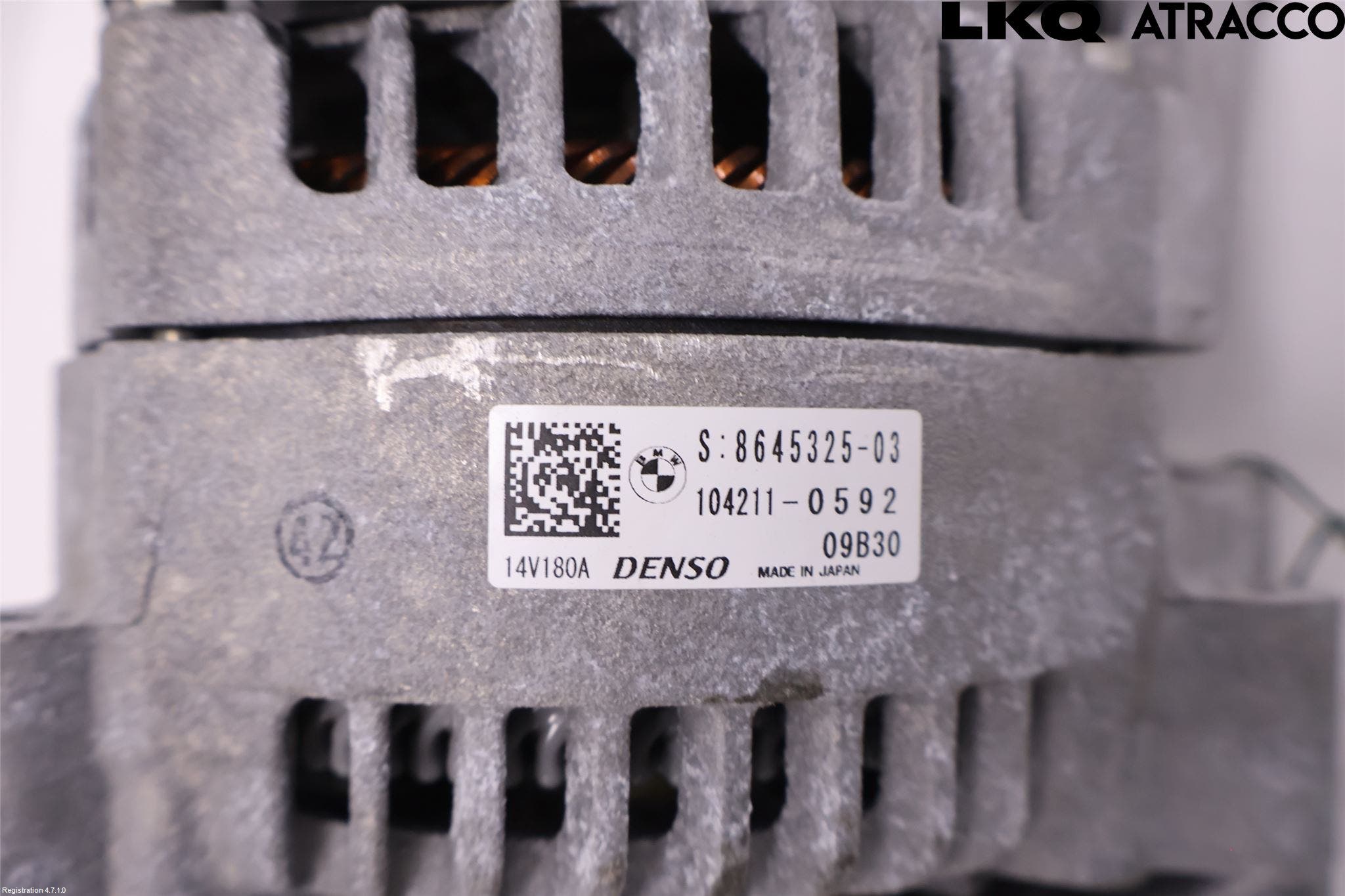 BMW 3 F30/F31/F80 12-19 Generator