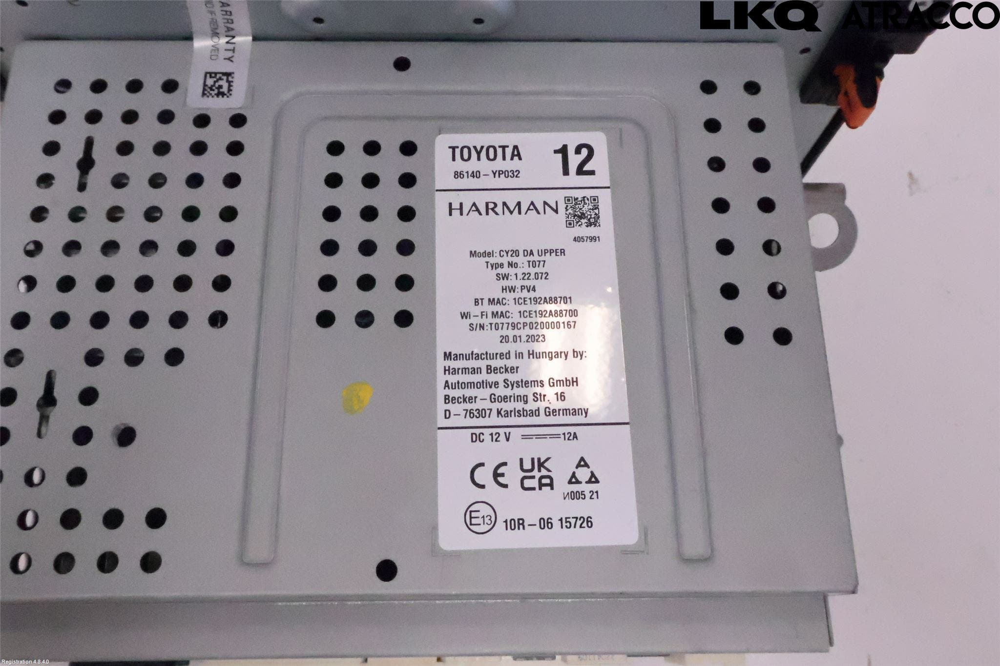 Toyota YARIS CROSS XP21 21- Cd Radio - Multimediapanel