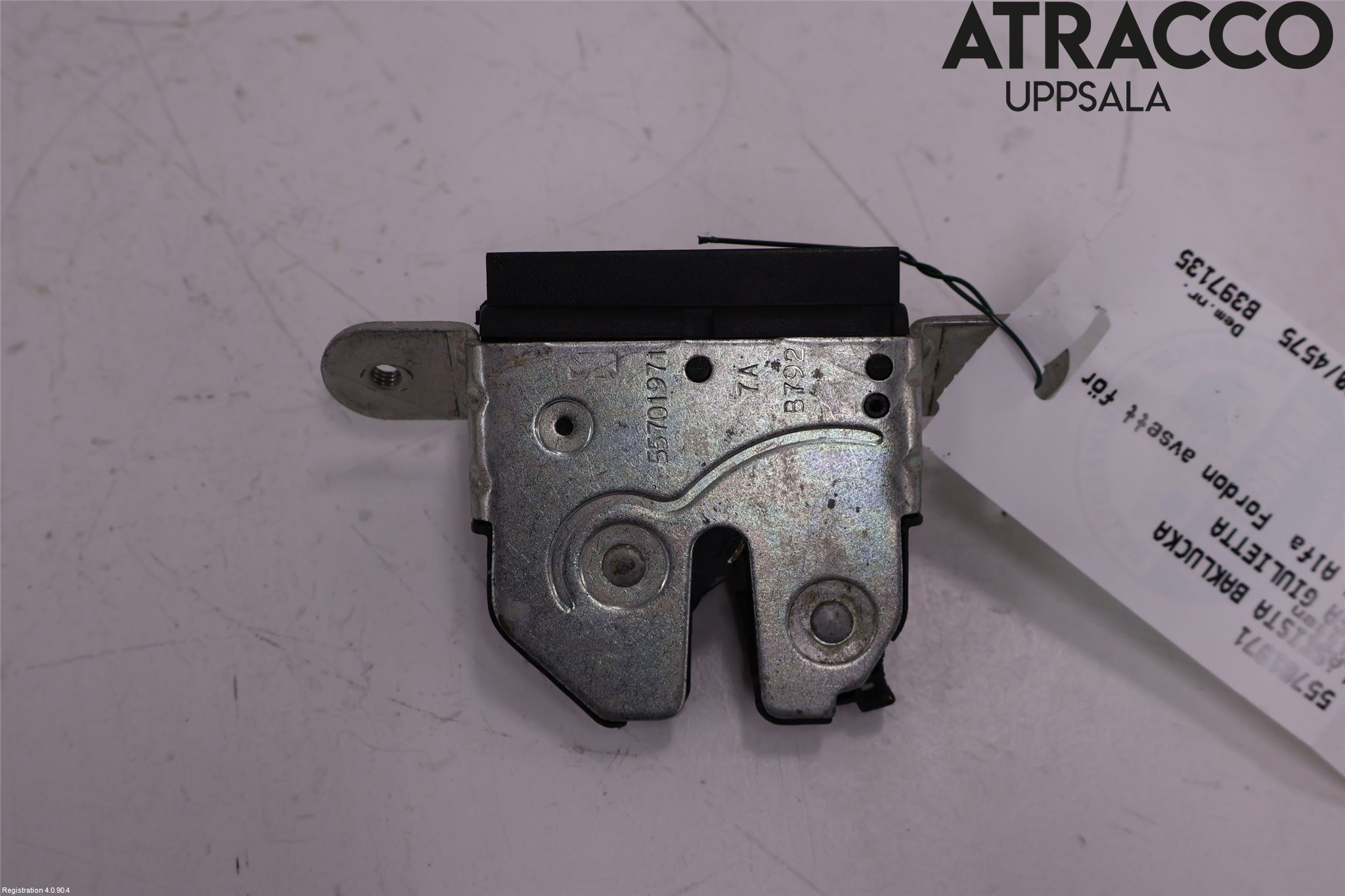 Alfa GIULIETTA Låskista Baklucka