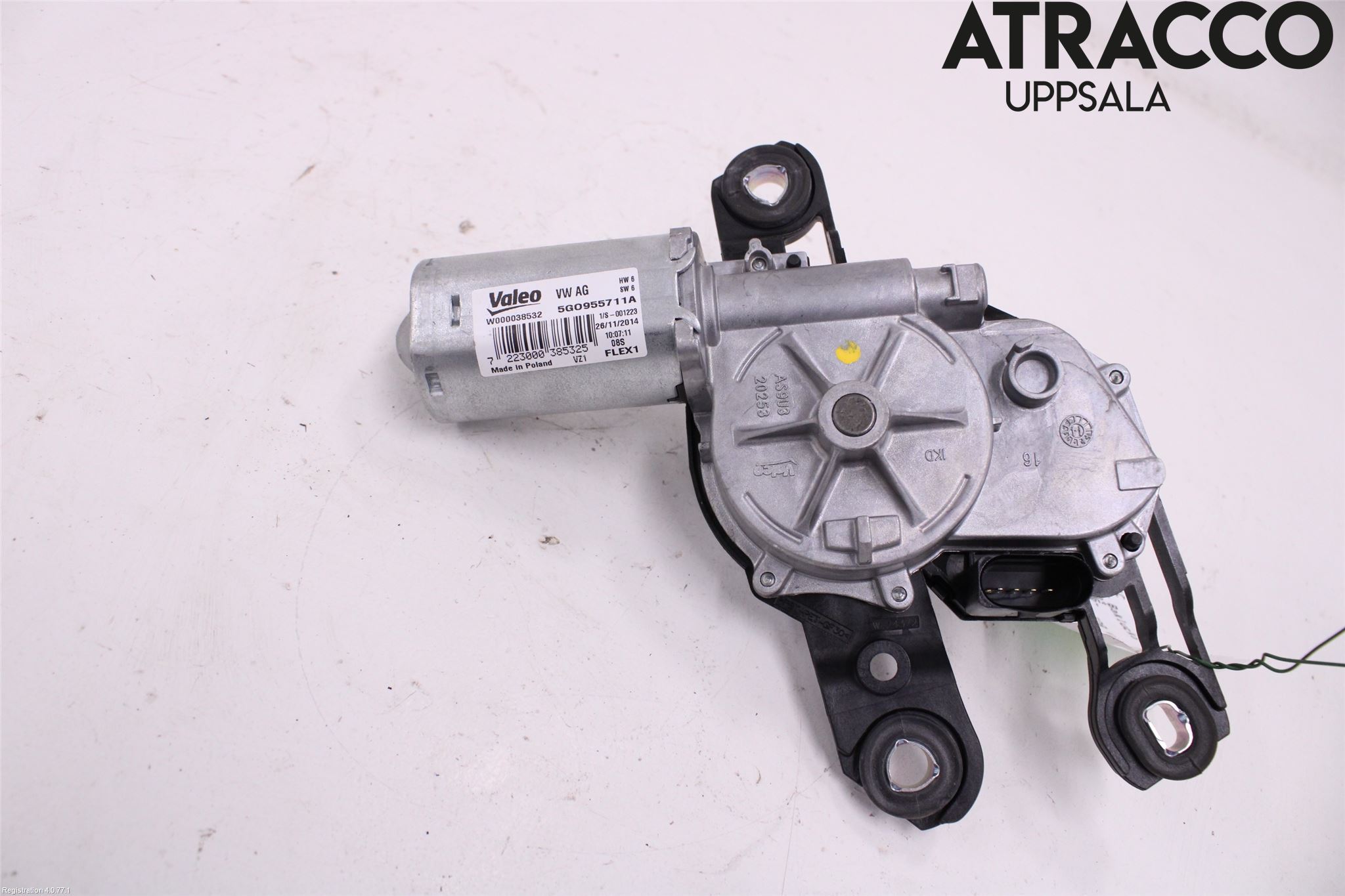 Volkswagen VW PASSAT 15-19 Torkarmotor Baklucka