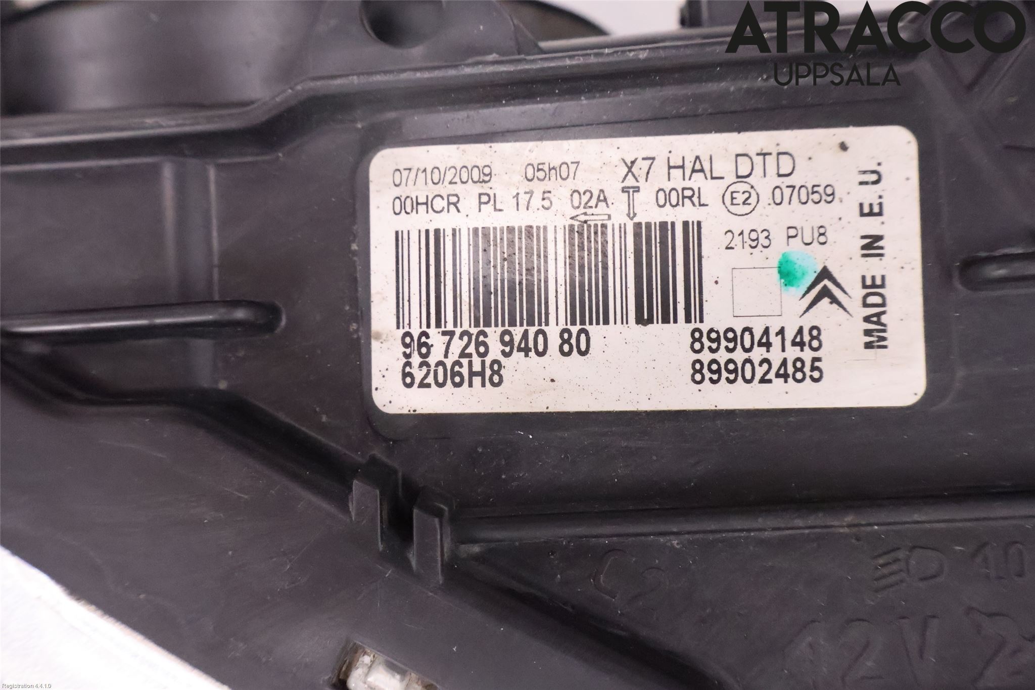 Citroen C5 08-17 Strålkastare Höger