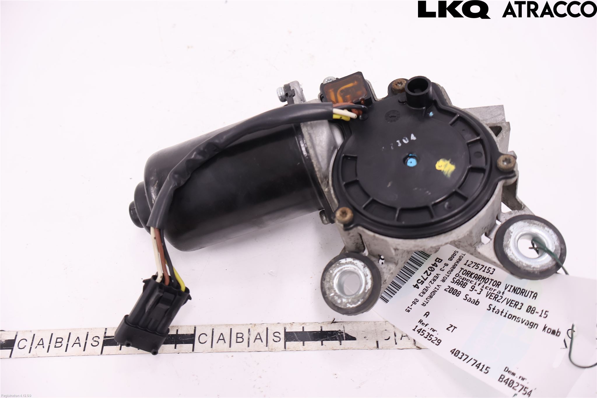 Saab 9-3 VER2/VER3 08-15 Torkarmotor Vindruta