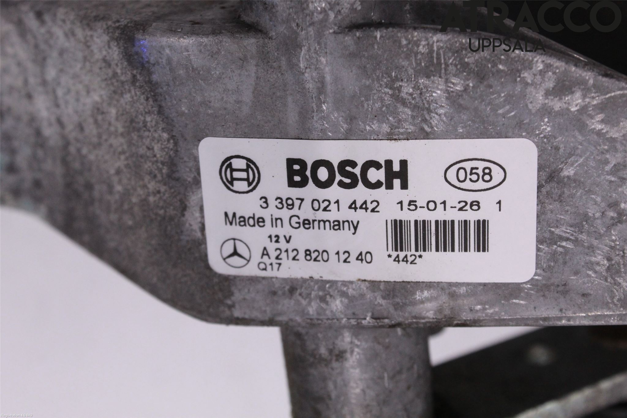 Mercedes-Benz MB E-KLASS (W212) 09-16 Torkarmotor Vindruta