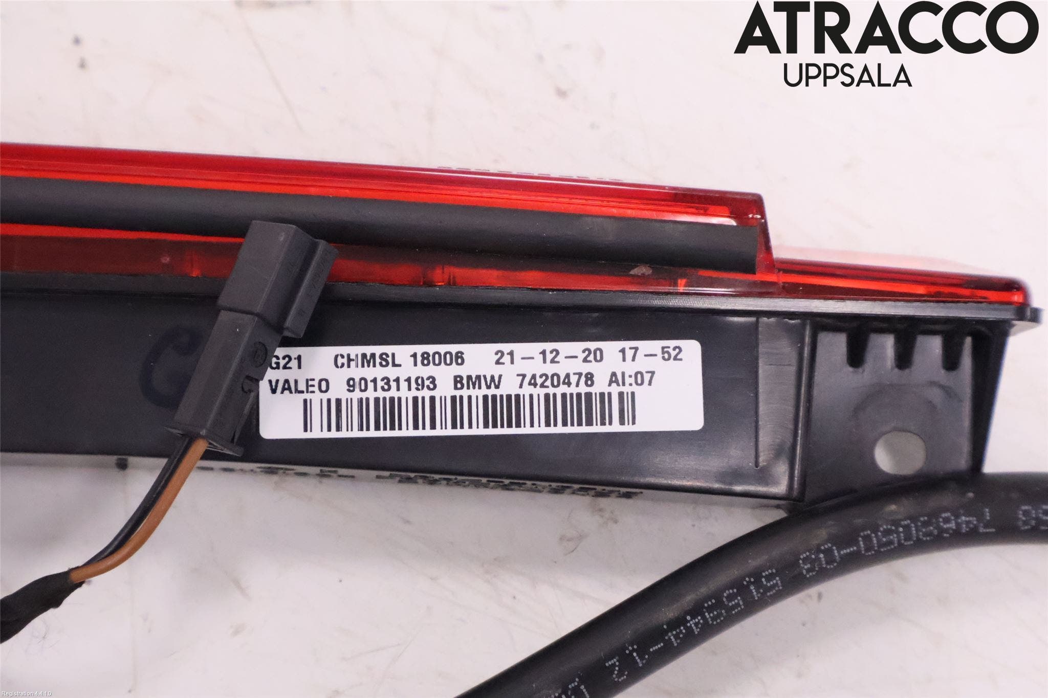 BMW 3 G20/G21/G80/G81 19- Bromsljus Bakruta