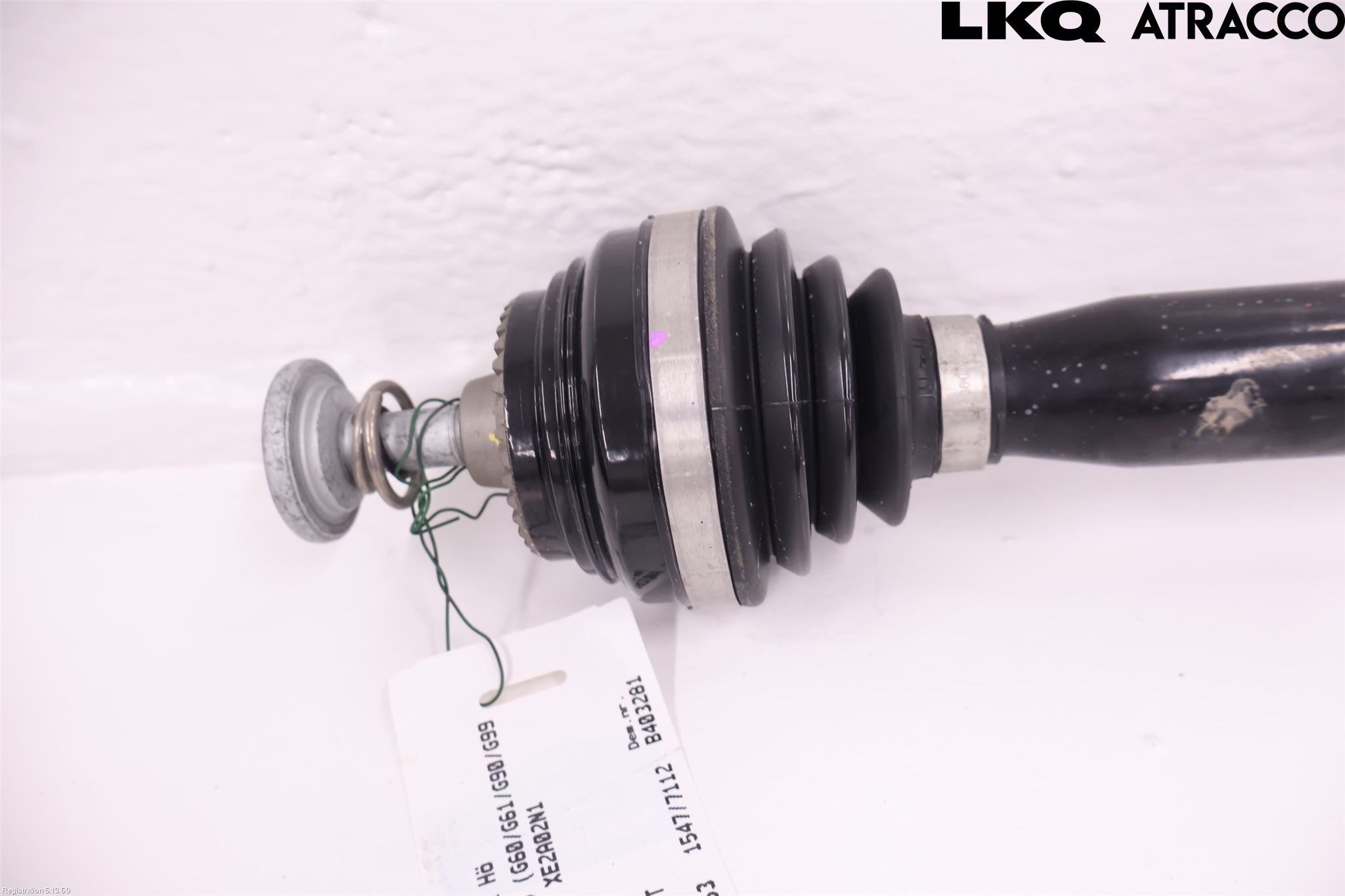 BMW 5/i5 G60/G61 24- Drivaxel Bak Höger