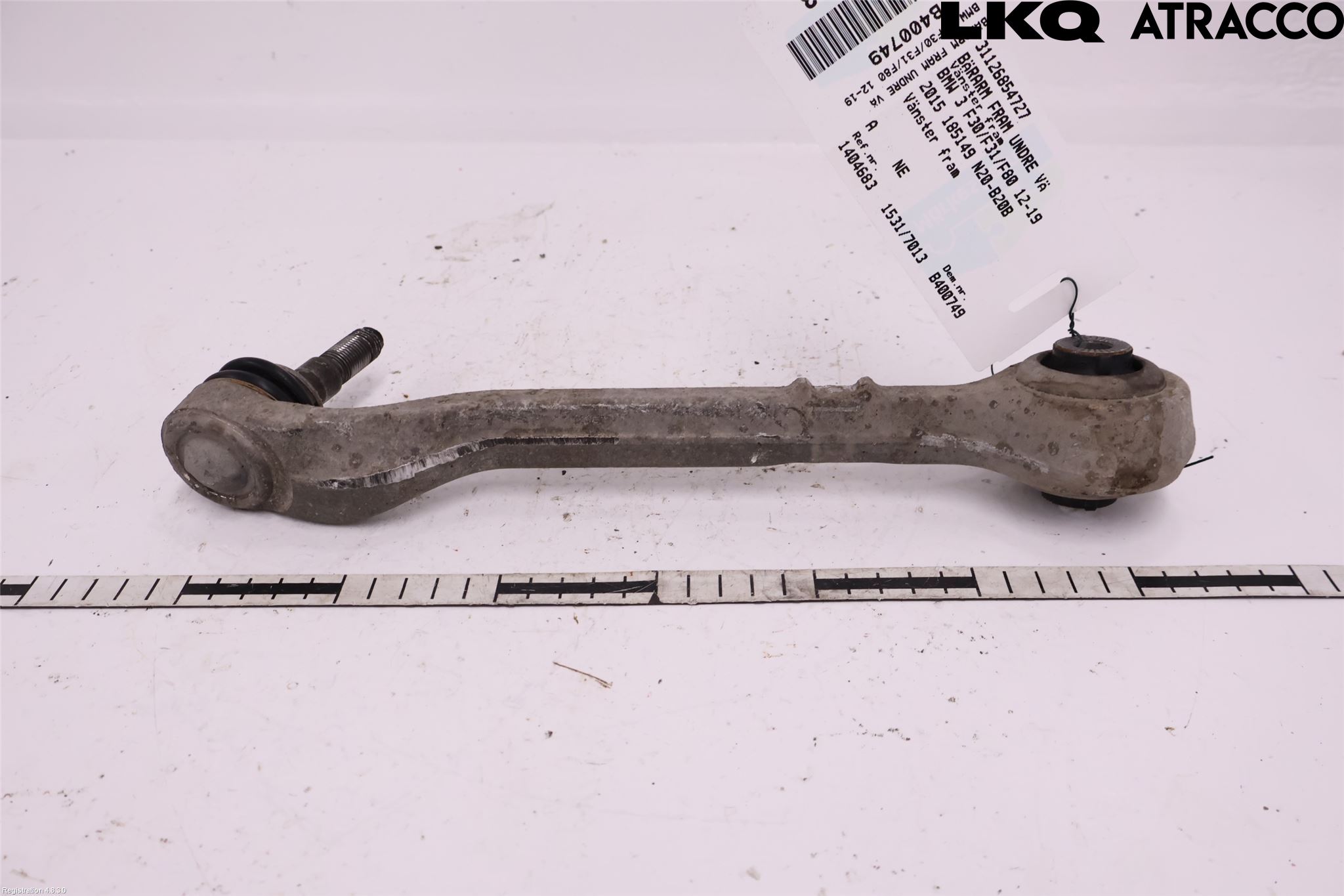 BMW 3 F30/F31/F80 12-19 Bärarm Fram Undre Vä