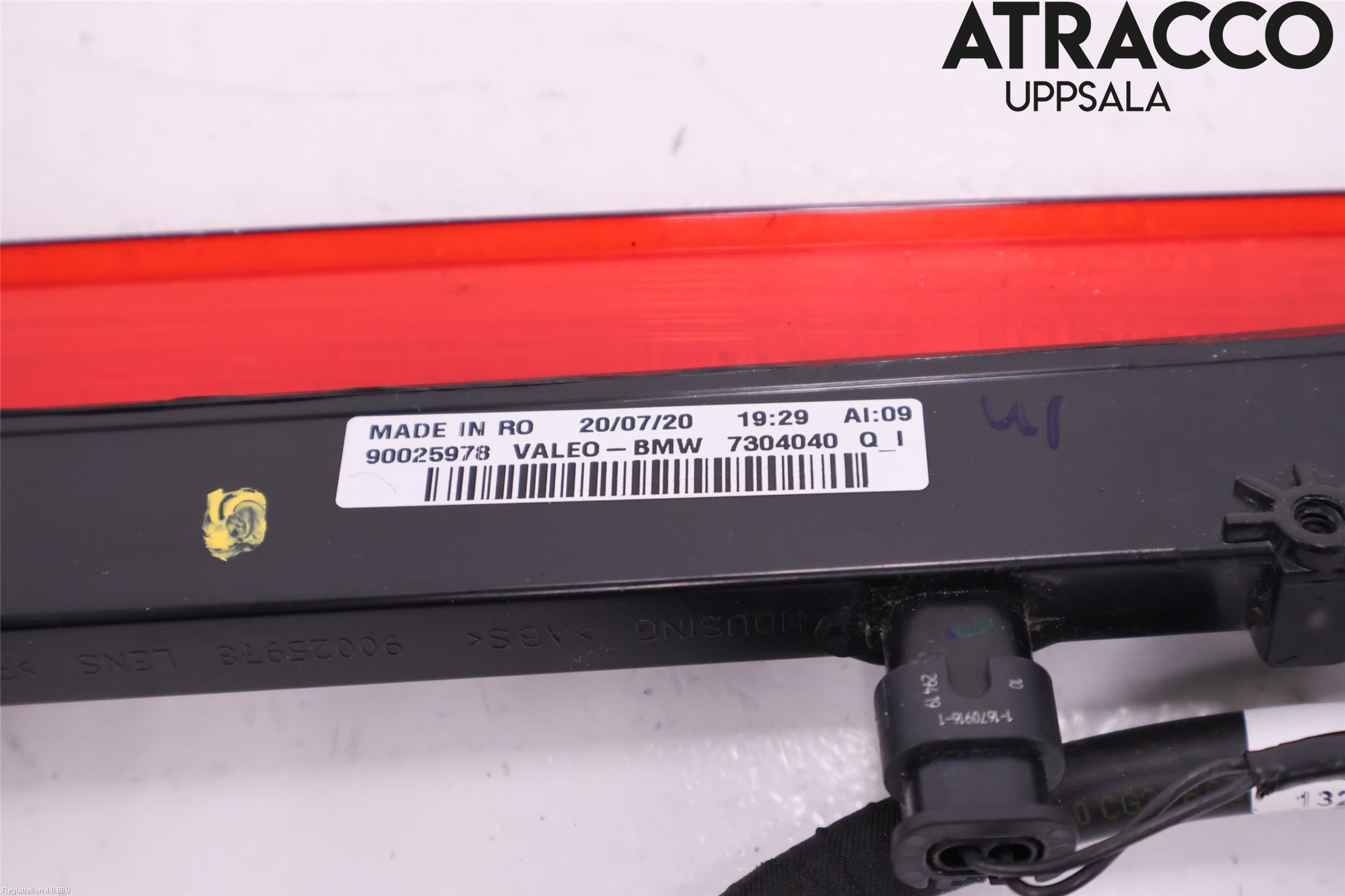 BMW i3 I01 13-22 Bromsljus Bakruta