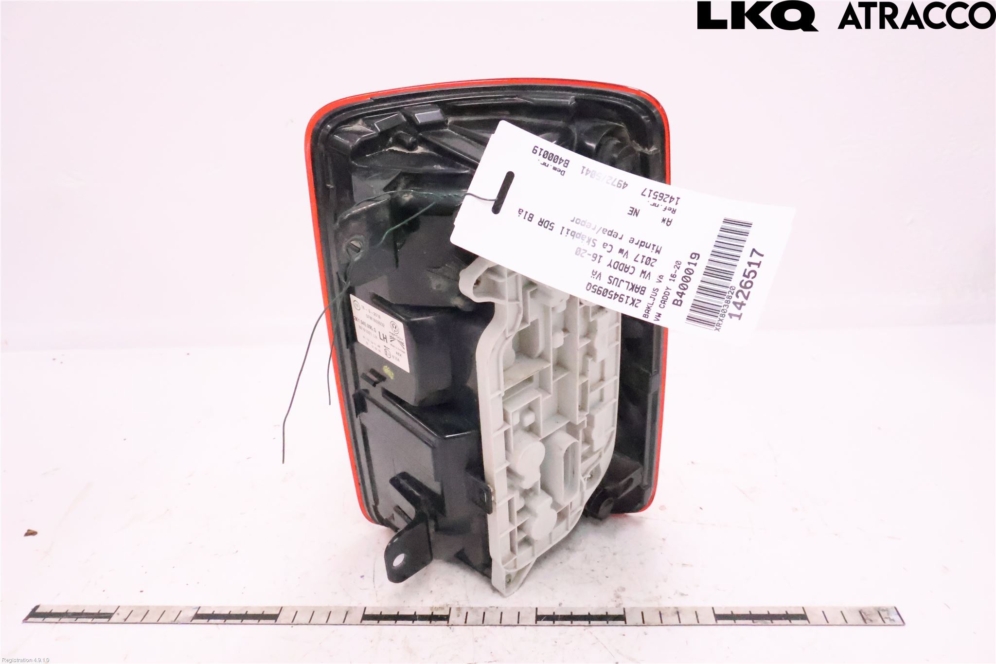 Volkswagen VW CADDY 16-20 Bakljus Vänster