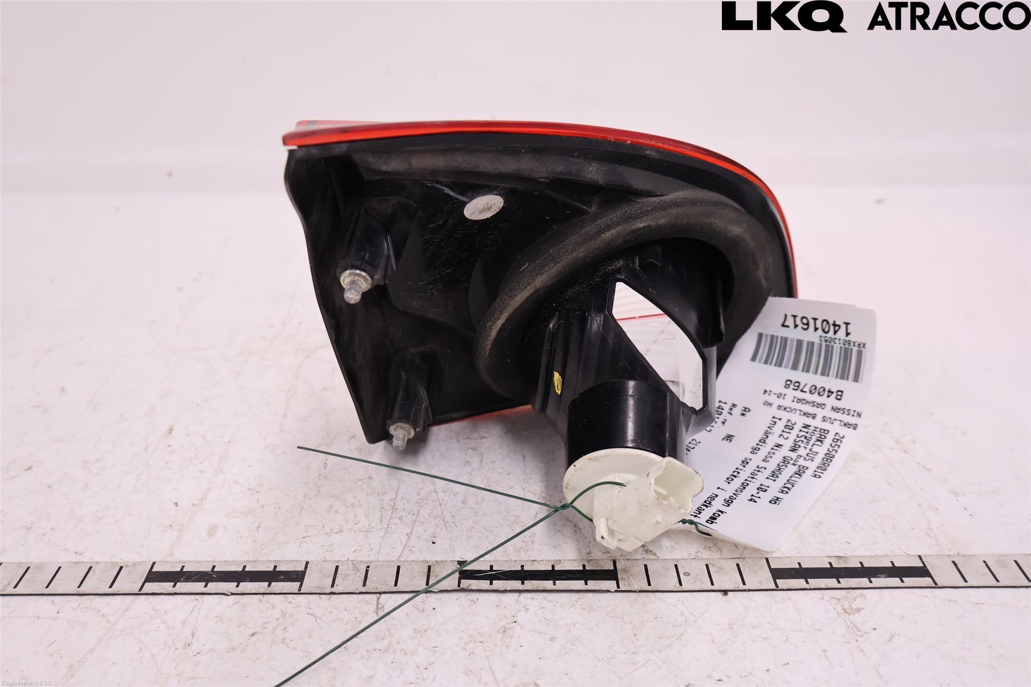 Nissan QASHQAI 10-14 Bakljus Lucka Hö