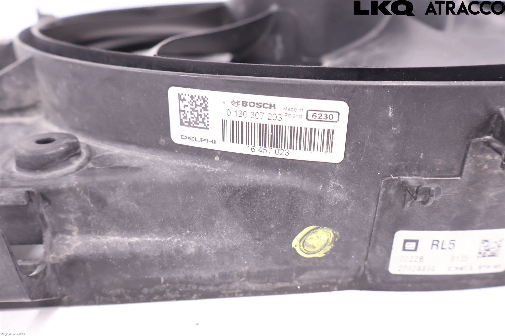 Opel ZAFIRA C 12-19 Kylfläkt El